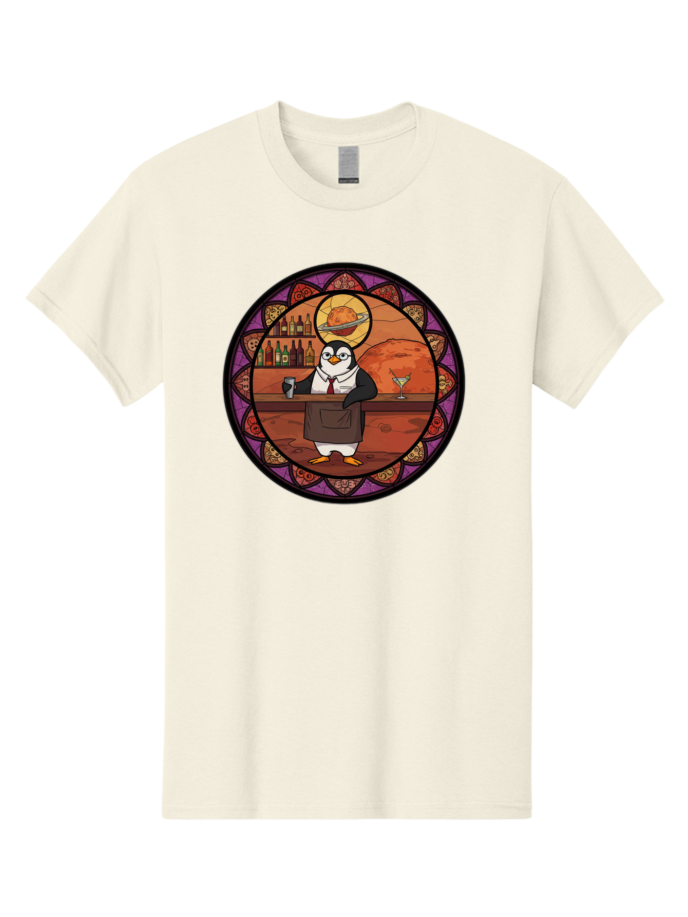 Penguin-Bartender-6 Men'S Graphic Tee, 100% Cotton, Comfortable Casual Summer Wear, Machine Washable, Vintage Camera, Old Camera, Antique Camera, Black Camera, Classic Photography, Photography Equipment, Nostalgic Device, Film Camera, Baf976