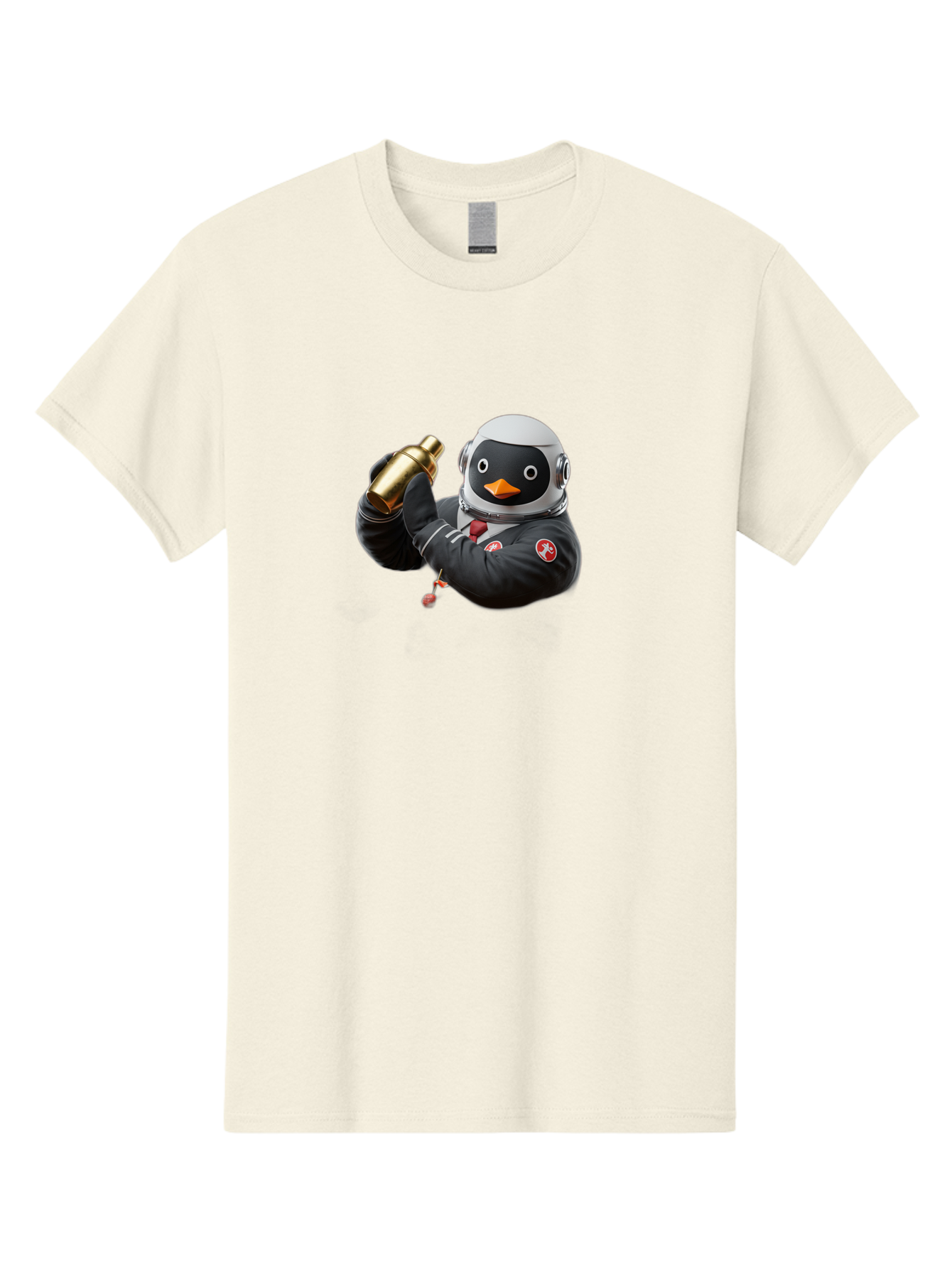 Penguin-In-Space-Suit Men'S Graphic Tee, 100% Cotton, Comfortable Casual Summer Wear, Machine Washable, Vintage Camera, Old Camera, Antique Camera, Black Camera, Classic Photography, Photography Equipment, Nostalgic Device, Film Camera, Baf981