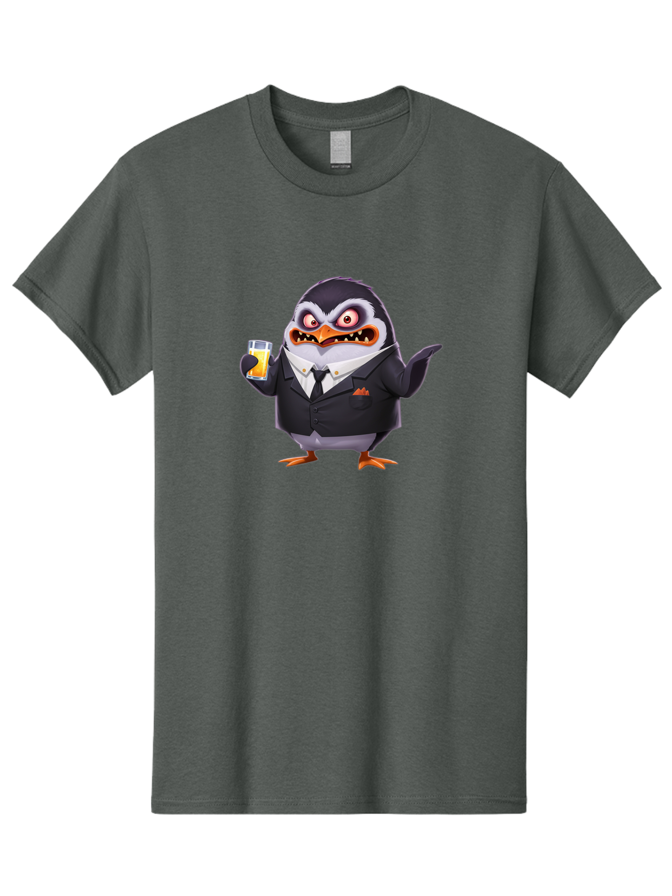 Penguin-In-Suit-1 Men'S Graphic Tee, 100% Cotton, Comfortable Casual Summer Wear, Machine Washable, Vintage Camera, Old Camera, Antique Camera, Black Camera, Classic Photography, Photography Equipment, Nostalgic Device, Film Camera, Camera Art Baf983