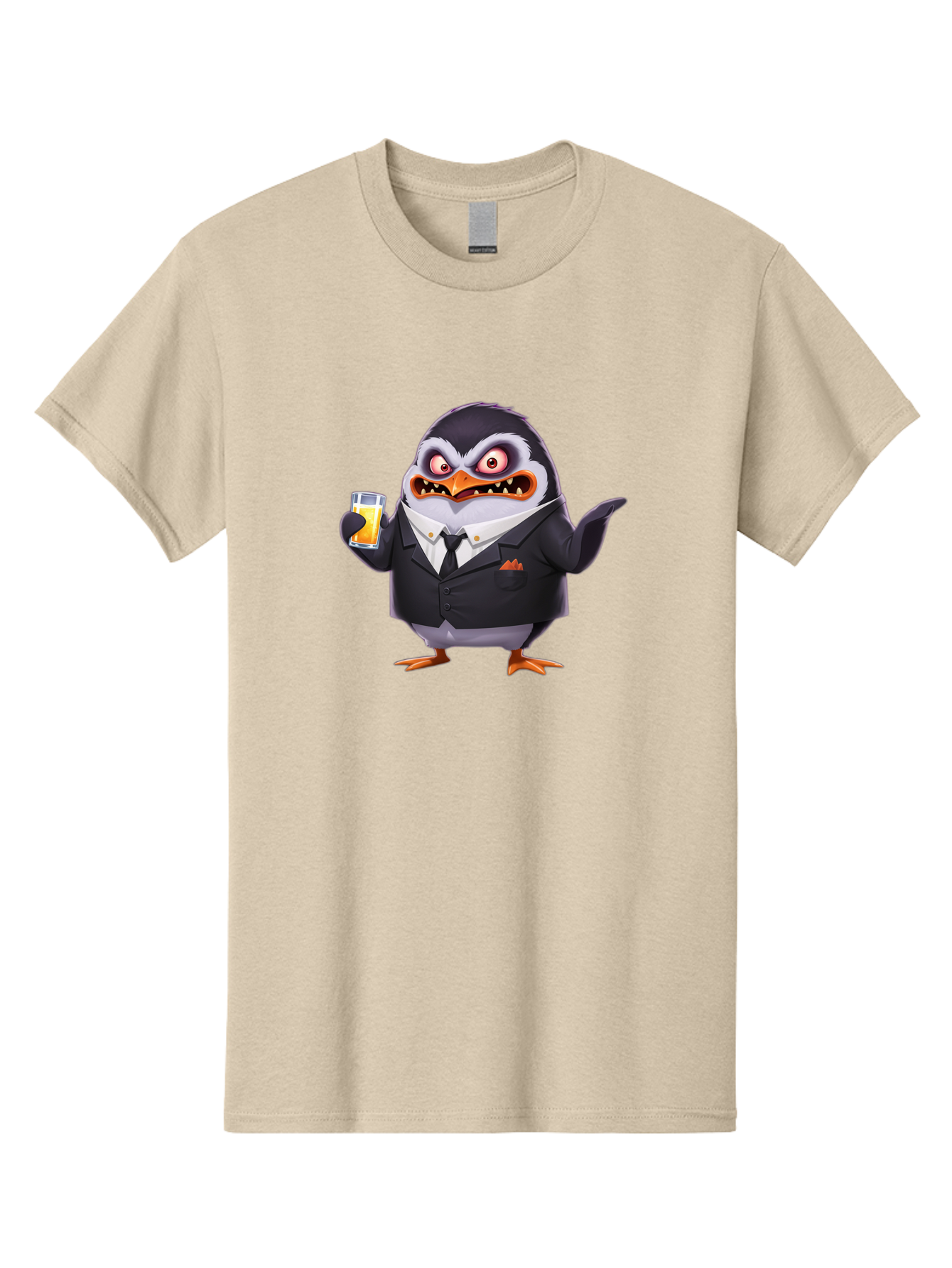 Penguin-In-Suit-1 Men'S Graphic Tee, 100% Cotton, Comfortable Casual Summer Wear, Machine Washable, Vintage Camera, Old Camera, Antique Camera, Black Camera, Classic Photography, Photography Equipment, Nostalgic Device, Film Camera, Camera Art Baf983