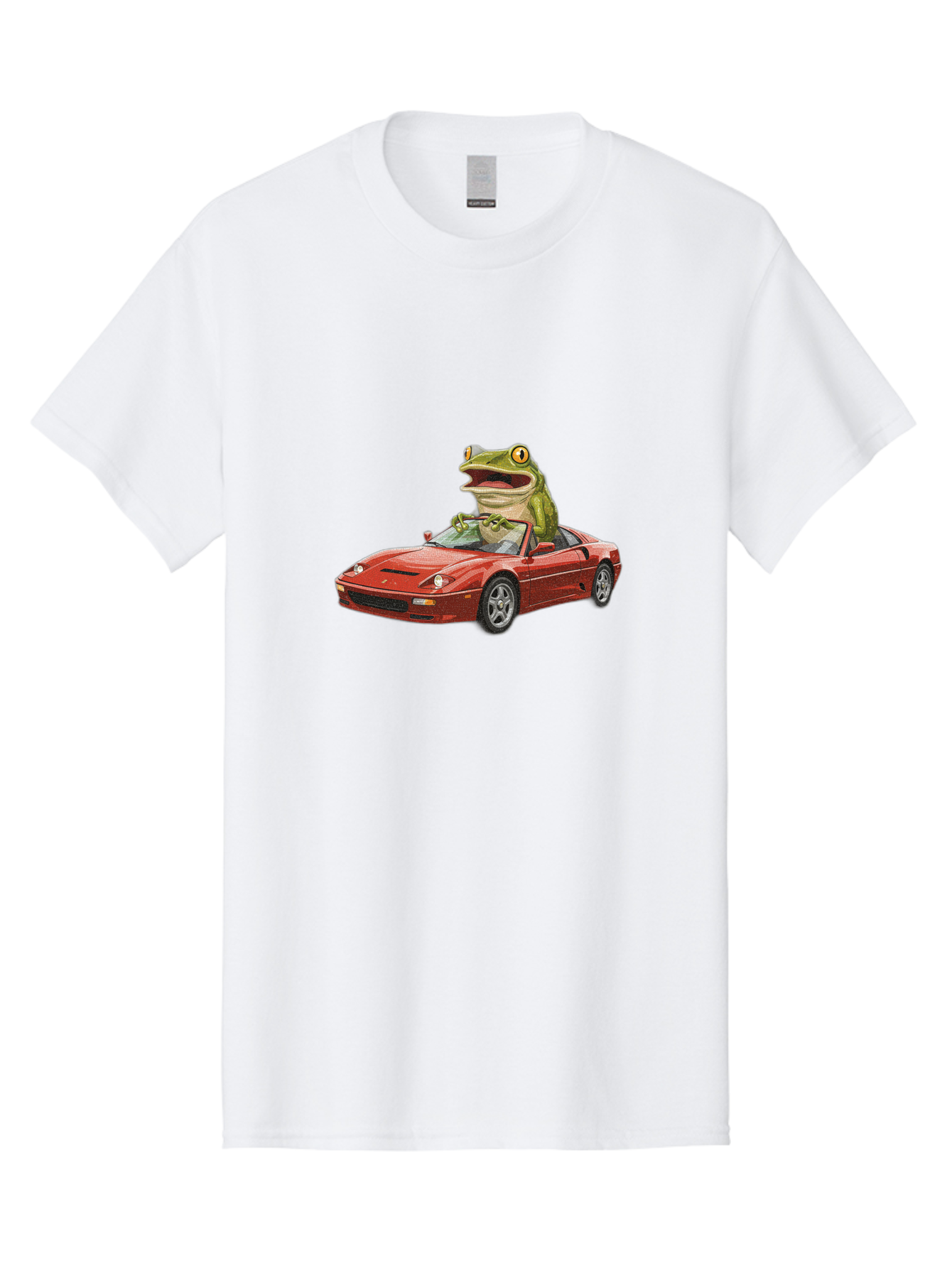 Pepe-Frog-In-Ferrari Men'S Graphic Tee, 100% Cotton, Comfortable Casual Summer Wear, Machine Washable, Vintage Camera, Old Camera, Antique Camera, Black Camera, Classic Photography, Photography Equipment, Nostalgic Device, Film Camera, Baf994