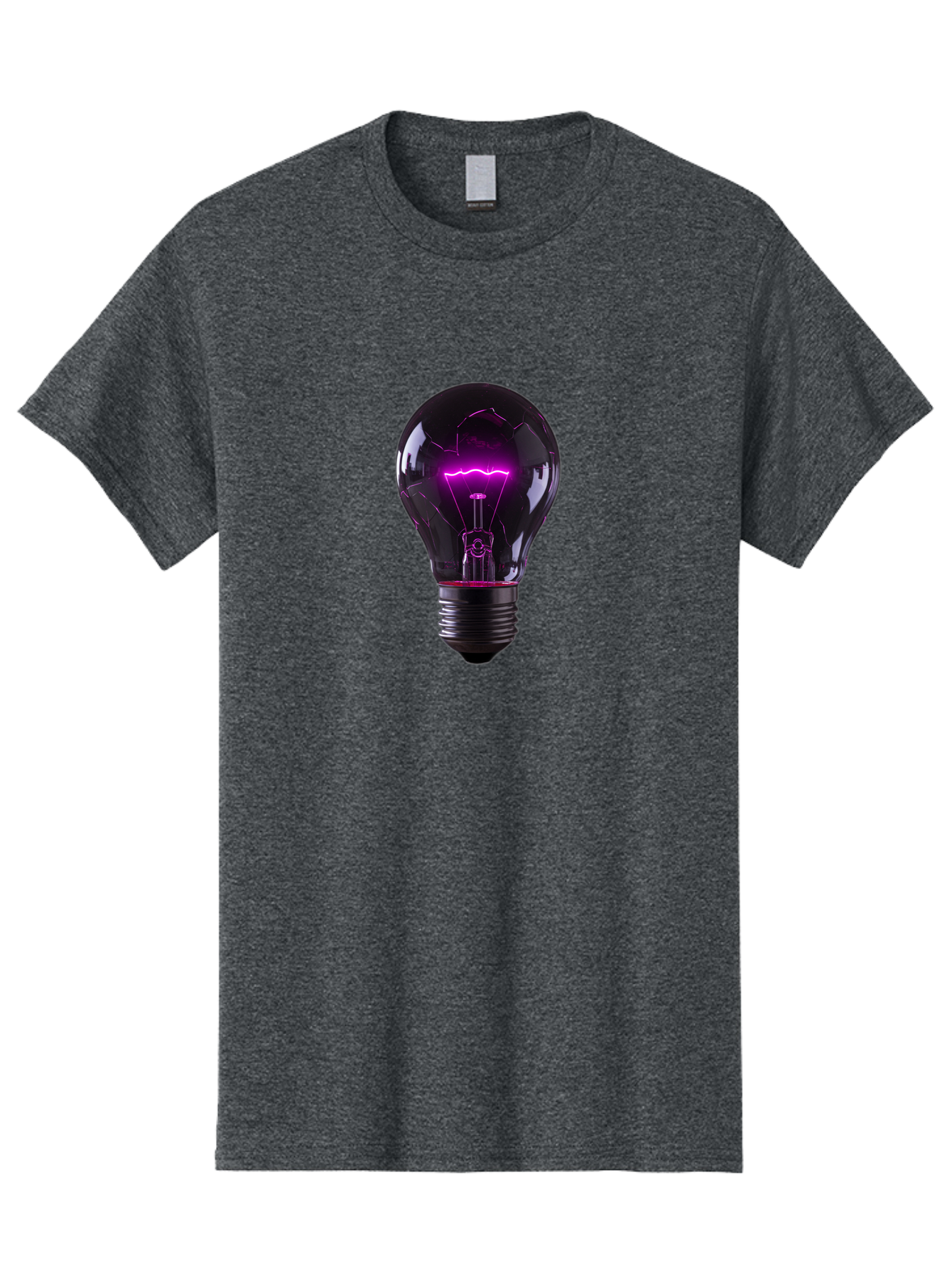 Purple-Light-Bulb Men'S Graphic Tee, 100% Cotton, Comfortable Casual Summer Wear, Machine Washable, Vintage Camera, Old Camera, Antique Camera, Black Camera, Classic Photography, Photography Equipment, Nostalgic Device, Film Camera, Camera Art Bag000