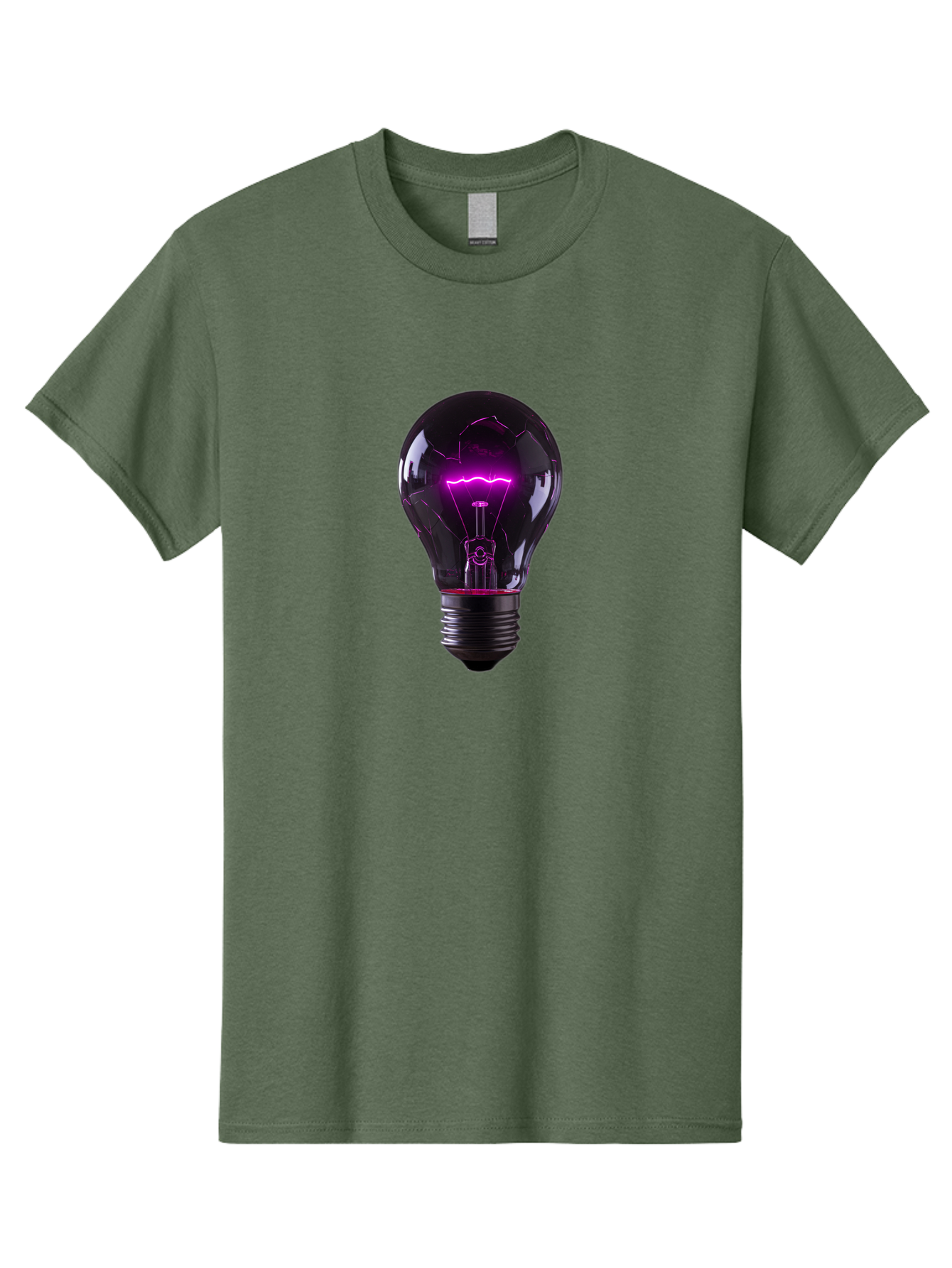 Purple-Light-Bulb Men'S Graphic Tee, 100% Cotton, Comfortable Casual Summer Wear, Machine Washable, Vintage Camera, Old Camera, Antique Camera, Black Camera, Classic Photography, Photography Equipment, Nostalgic Device, Film Camera, Camera Art Bag000