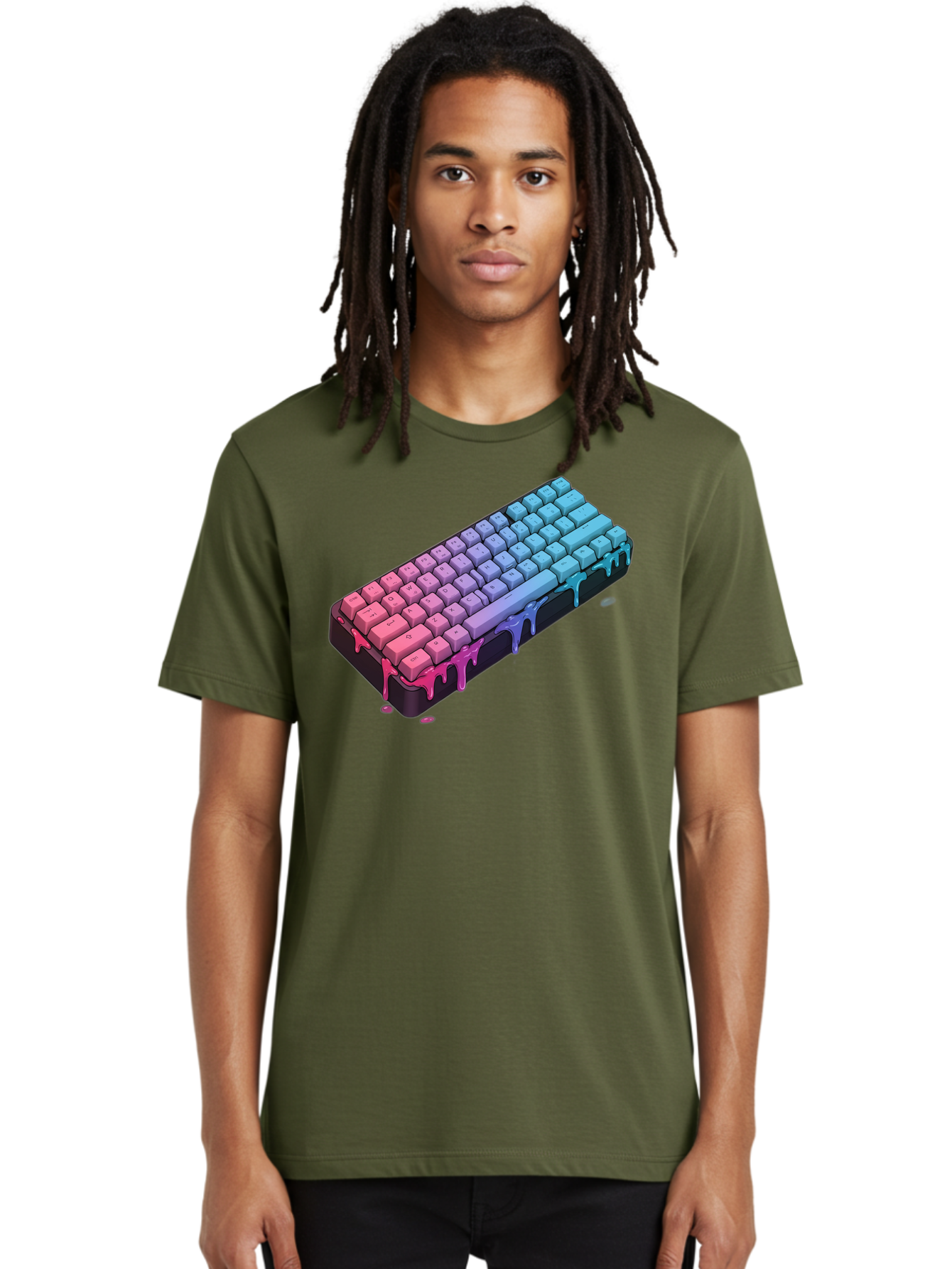 Rainbow-Keyboard Men'S Graphic Tee, 100% Cotton, Comfortable Casual Summer Wear, Machine Washable, Vintage Camera, Old Camera, Antique Camera, Black Camera, Classic Photography, Photography Equipment, Nostalgic Device, Film Camera, Camera Art Bag001