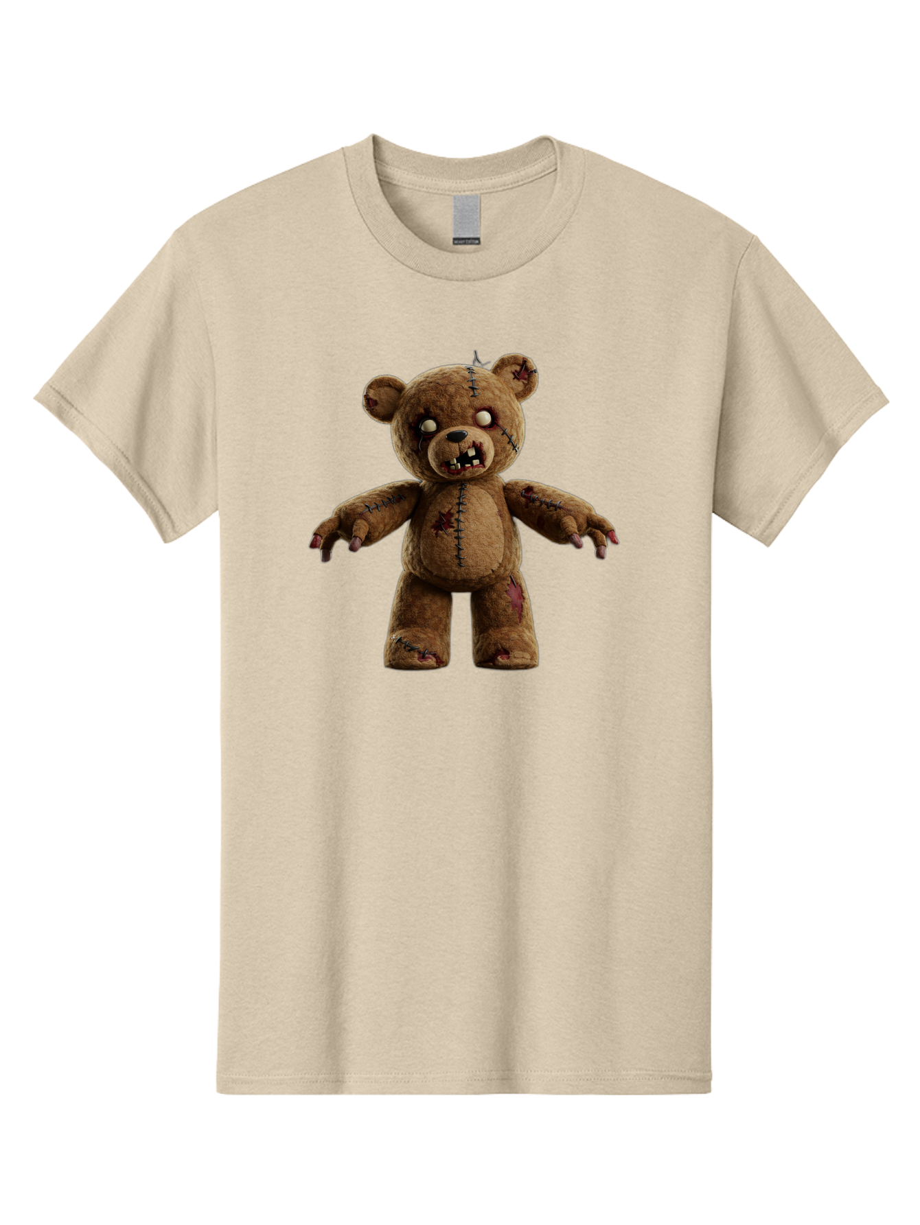 Scary-Teddy-Bear Men'S Graphic Tee, 100% Cotton, Comfortable Casual Summer Wear, Machine Washable, Vintage Camera, Old Camera, Antique Camera, Black Camera, Classic Photography, Photography Equipment, Nostalgic Device, Film Camera, Camera Art Bag008