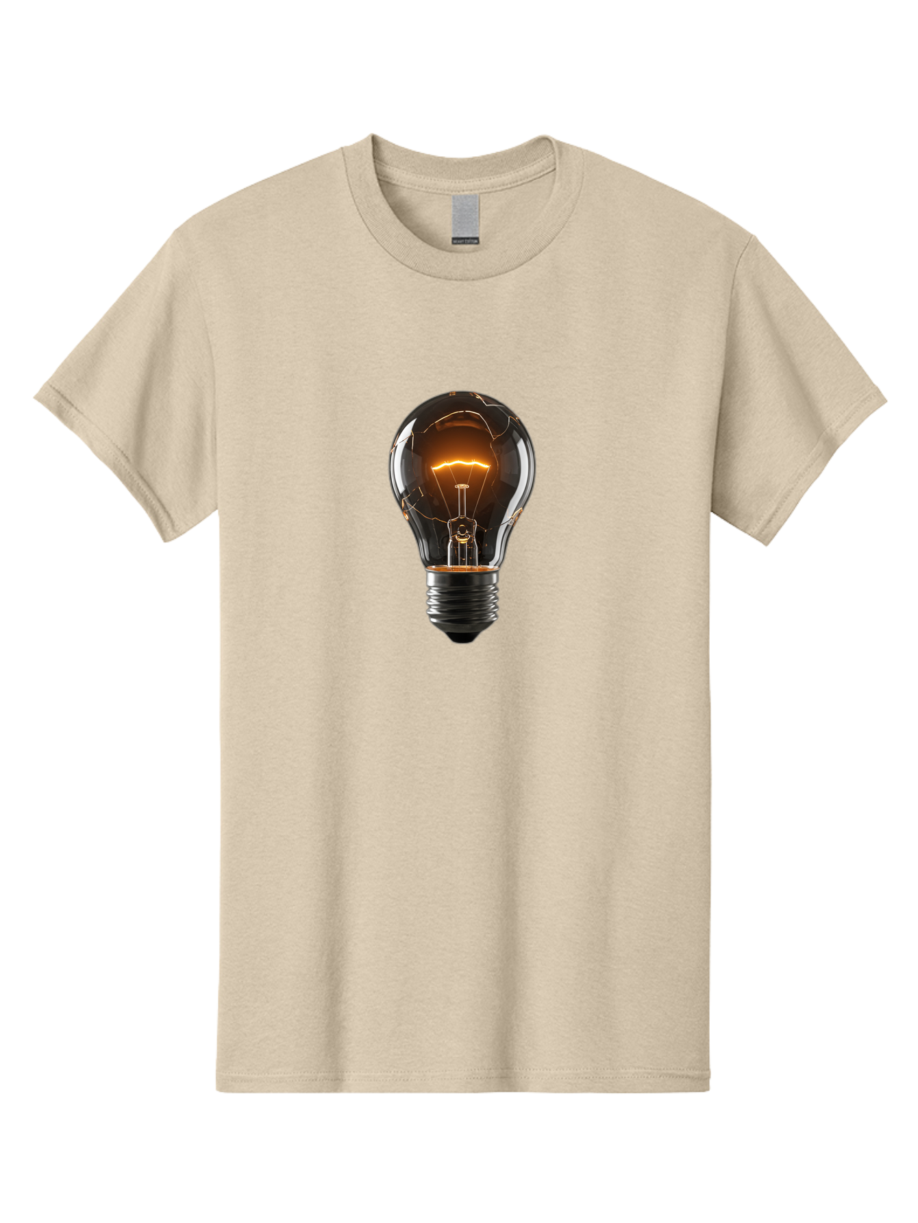 Shattered-Light-Bulb Men'S Graphic Tee, 100% Cotton, Comfortable Casual Summer Wear, Machine Washable, Vintage Camera, Old Camera, Antique Camera, Black Camera, Classic Photography, Photography Equipment, Nostalgic Device, Film Camera, Bag011