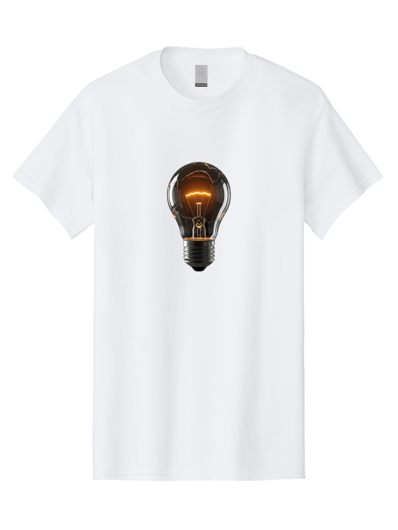 Shattered-Light-Bulb Men'S Graphic Tee, 100% Cotton, Comfortable Casual Summer Wear, Machine Washable, Vintage Camera, Old Camera, Antique Camera, Black Camera, Classic Photography, Photography Equipment, Nostalgic Device, Film Camera, Bag011