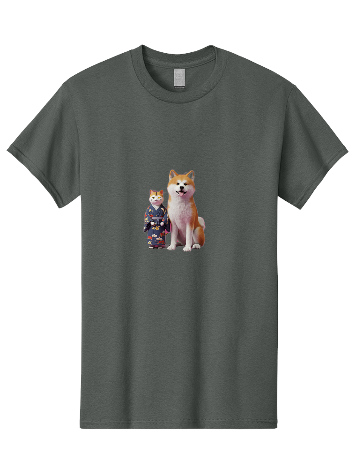 Shiba-Inu-And-Maneki-Neko Men'S Graphic Tee, 100% Cotton, Comfortable Casual Summer Wear, Machine Washable, Vintage Camera, Old Camera, Antique Camera, Black Camera, Classic Photography, Photography Equipment, Nostalgic Device, Film Camera, Bag012