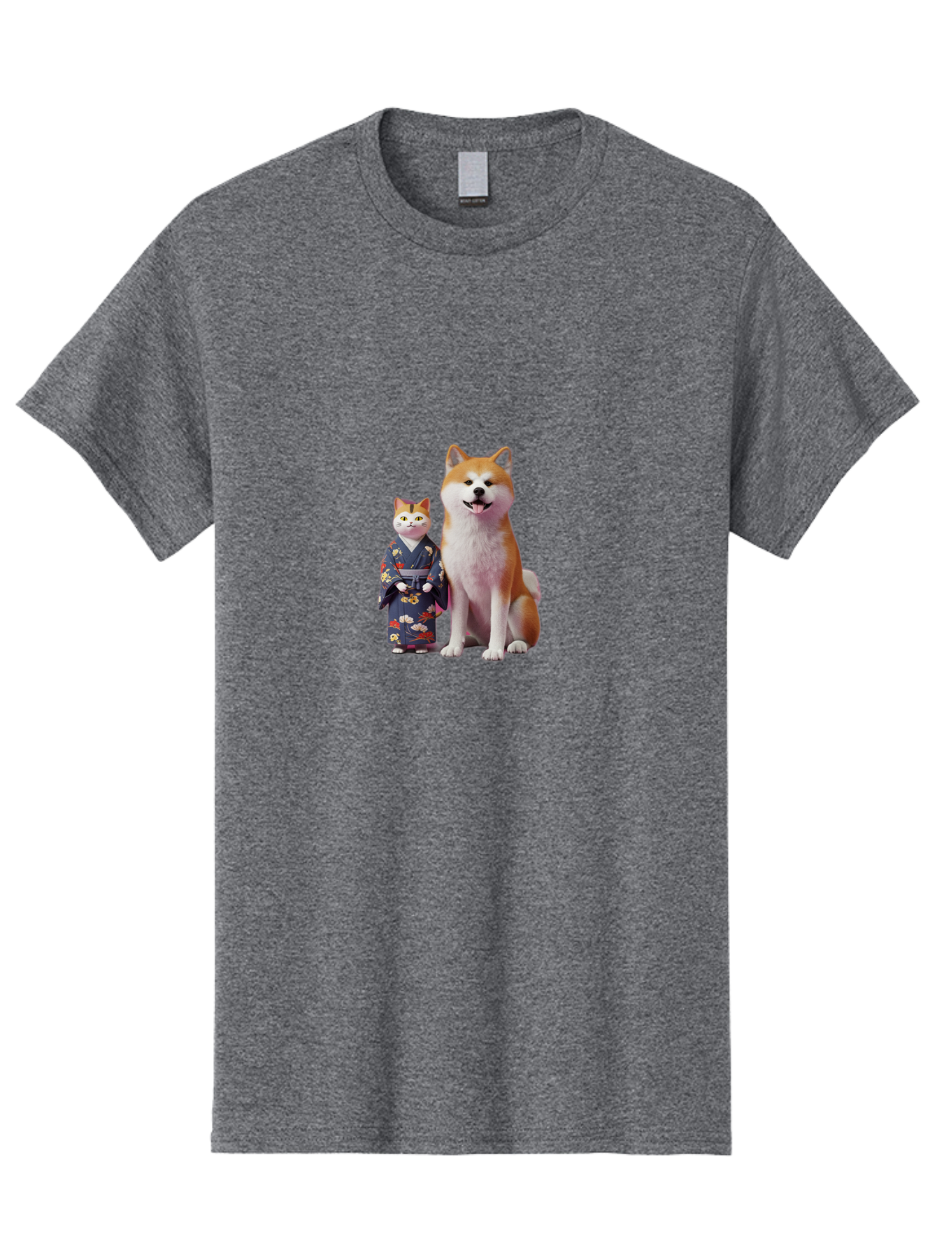 Shiba-Inu-And-Maneki-Neko Men'S Graphic Tee, 100% Cotton, Comfortable Casual Summer Wear, Machine Washable, Vintage Camera, Old Camera, Antique Camera, Black Camera, Classic Photography, Photography Equipment, Nostalgic Device, Film Camera, Bag012