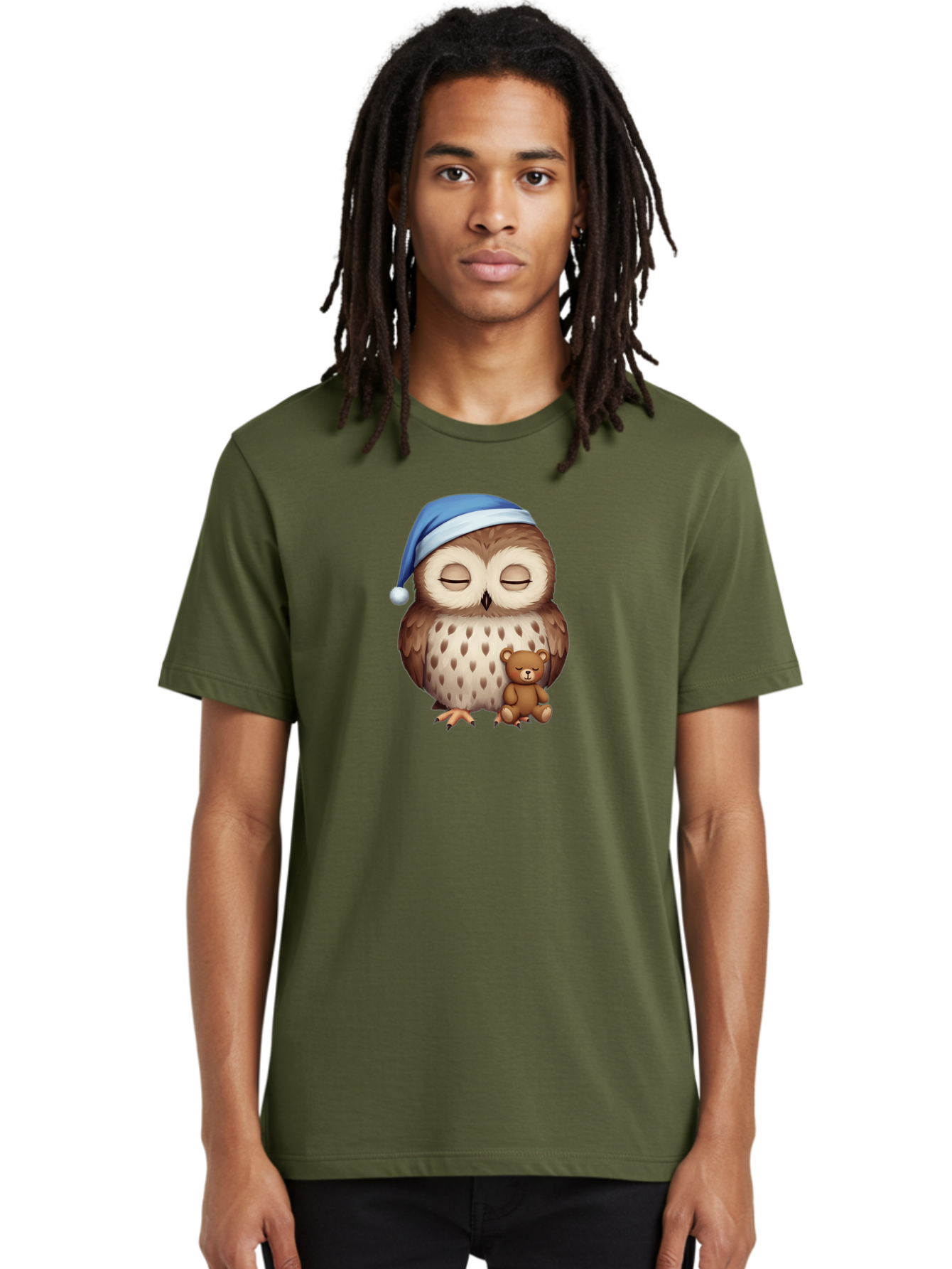 Sleeping-Owl-With-Teddy Men'S Graphic Tee, 100% Cotton, Comfortable Casual Summer Wear, Machine Washable, Vintage Camera, Old Camera, Antique Camera, Black Camera, Classic Photography, Photography Equipment, Nostalgic Device, Film Camera, Bag013