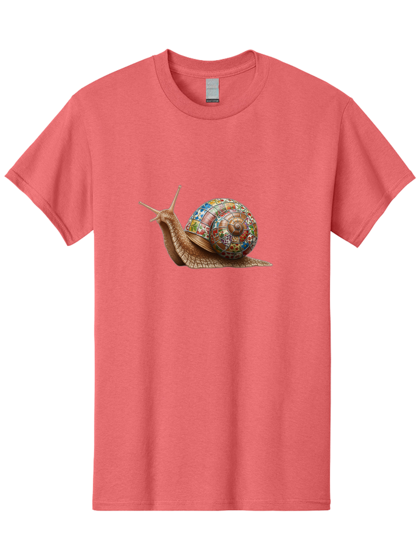 Snail-With-Stained-Glass-Shell Men'S Graphic Tee, 100% Cotton, Comfortable Casual Summer Wear, Machine Washable, Vintage Camera, Old Camera, Antique Camera, Black Camera, Classic Photography, Photography Equipment, Nostalgic Device, Bag028