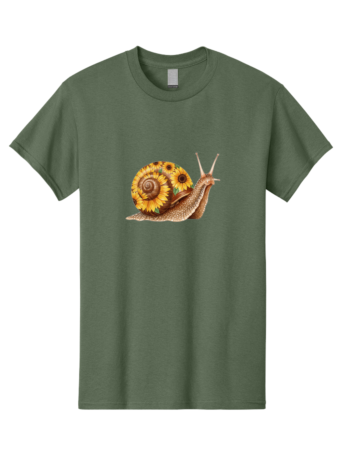 Snail-With-Sunflowers Men'S Graphic Tee, 100% Cotton, Comfortable Casual Summer Wear, Machine Washable, Vintage Camera, Old Camera, Antique Camera, Black Camera, Classic Photography, Photography Equipment, Nostalgic Device, Film Camera, Bag029