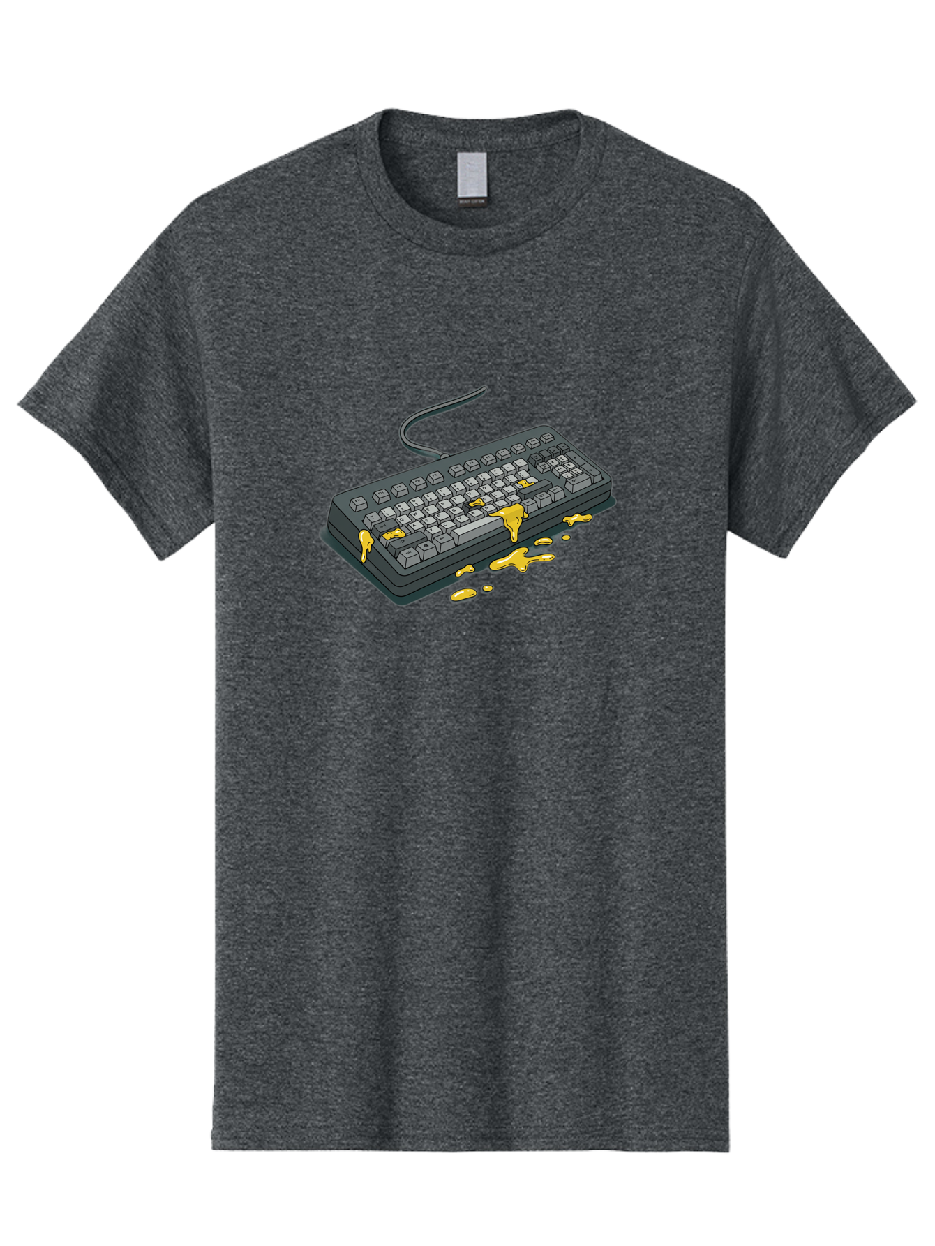 Spilled-Coffee-On-Keyboard Men'S Graphic Tee, 100% Cotton, Comfortable Casual Summer Wear, Machine Washable, Vintage Camera, Old Camera, Antique Camera, Black Camera, Classic Photography, Photography Equipment, Nostalgic Device, Film Camera, Bag032