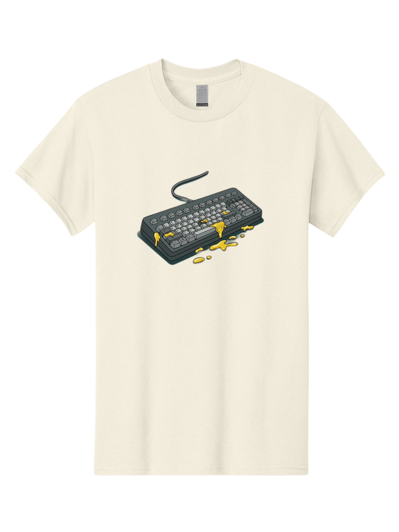 Spilled-Coffee-On-Keyboard Men'S Graphic Tee, 100% Cotton, Comfortable Casual Summer Wear, Machine Washable, Vintage Camera, Old Camera, Antique Camera, Black Camera, Classic Photography, Photography Equipment, Nostalgic Device, Film Camera, Bag032