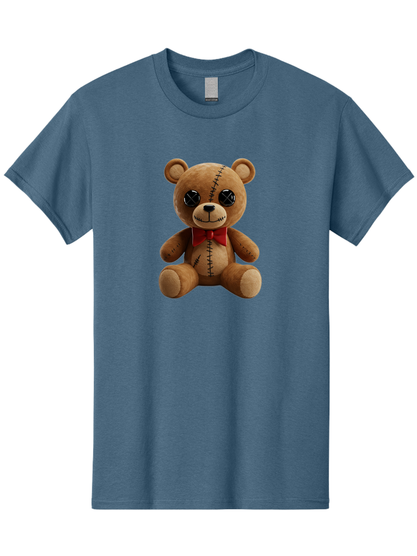 Stuffed-Teddy-Bear Men'S Graphic Tee, 100% Cotton, Comfortable Casual Summer Wear, Machine Washable, Vintage Camera, Old Camera, Antique Camera, Black Camera, Classic Photography, Photography Equipment, Nostalgic Device, Film Camera, Bag036