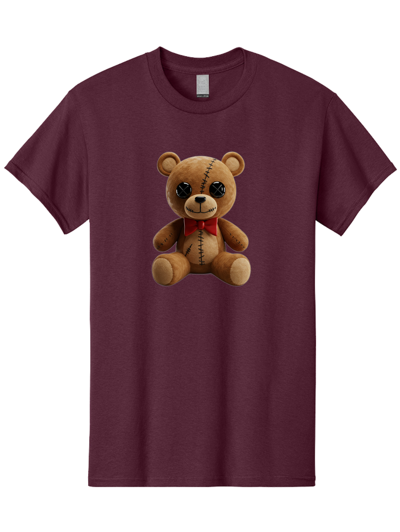 Stuffed-Teddy-Bear Men'S Graphic Tee, 100% Cotton, Comfortable Casual Summer Wear, Machine Washable, Vintage Camera, Old Camera, Antique Camera, Black Camera, Classic Photography, Photography Equipment, Nostalgic Device, Film Camera, Bag036