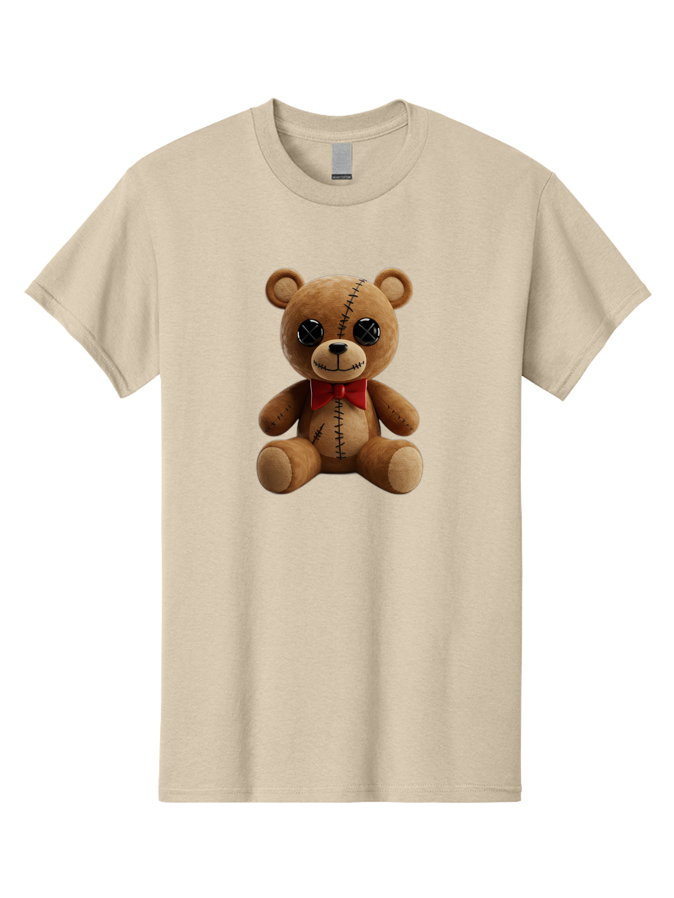 Stuffed-Teddy-Bear Men'S Graphic Tee, 100% Cotton, Comfortable Casual Summer Wear, Machine Washable, Vintage Camera, Old Camera, Antique Camera, Black Camera, Classic Photography, Photography Equipment, Nostalgic Device, Film Camera, Bag036