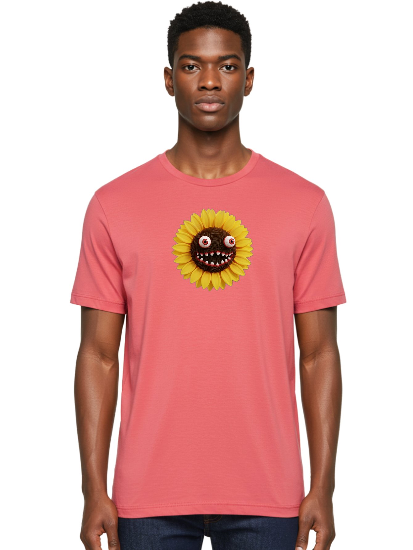 Sunflower-Monster Men'S Graphic Tee, 100% Cotton, Comfortable Casual Summer Wear, Machine Washable, Vintage Camera, Old Camera, Antique Camera, Black Camera, Classic Photography, Photography Equipment, Nostalgic Device, Film Camera, Camera Art Bag039