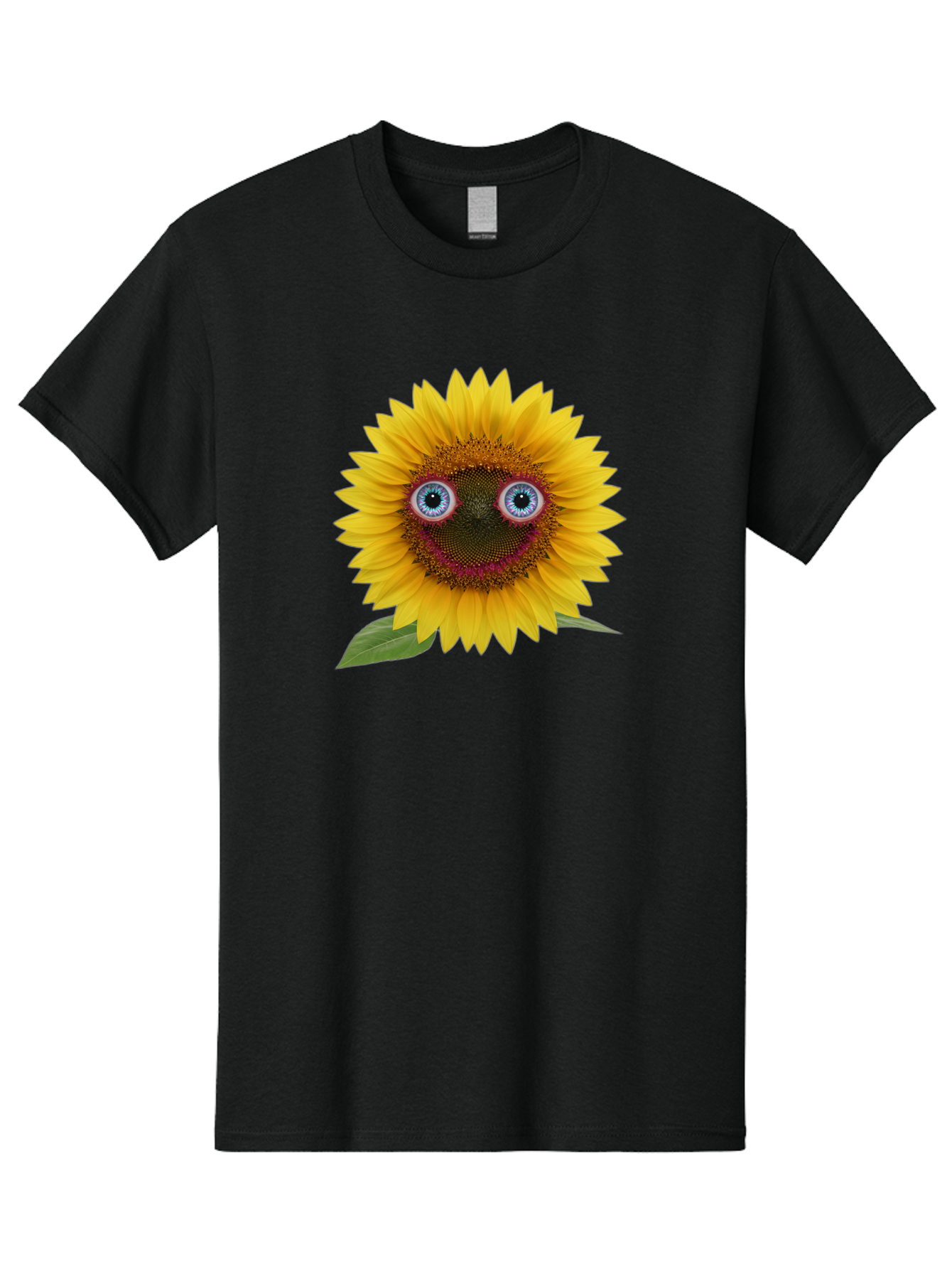 Sunflower-Smiley Men'S Graphic Tee, 100% Cotton, Comfortable Casual Summer Wear, Machine Washable, Vintage Camera, Old Camera, Antique Camera, Black Camera, Classic Photography, Photography Equipment, Nostalgic Device, Film Camera, Camera Art Bag040