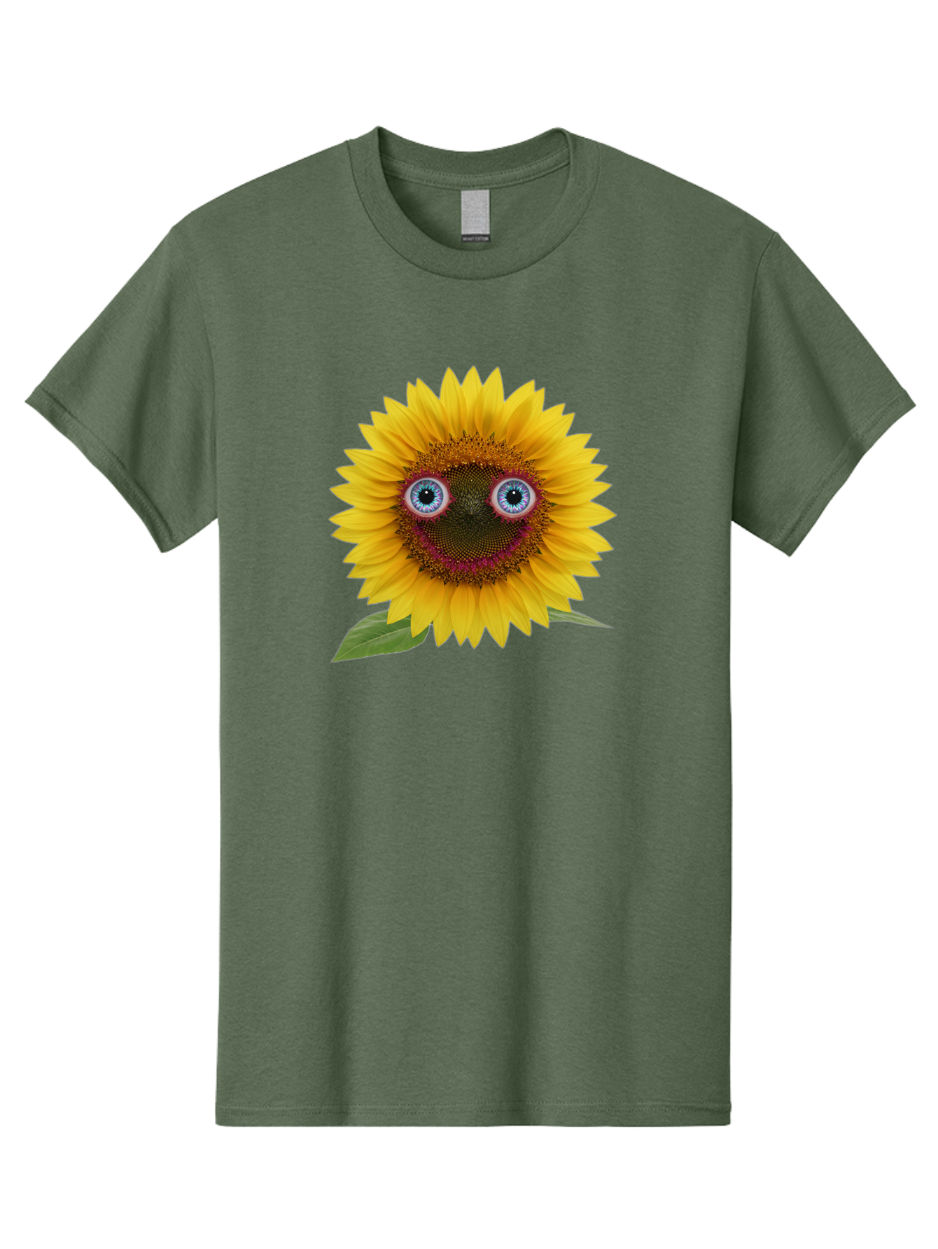 Sunflower-Smiley Men'S Graphic Tee, 100% Cotton, Comfortable Casual Summer Wear, Machine Washable, Vintage Camera, Old Camera, Antique Camera, Black Camera, Classic Photography, Photography Equipment, Nostalgic Device, Film Camera, Camera Art Bag040