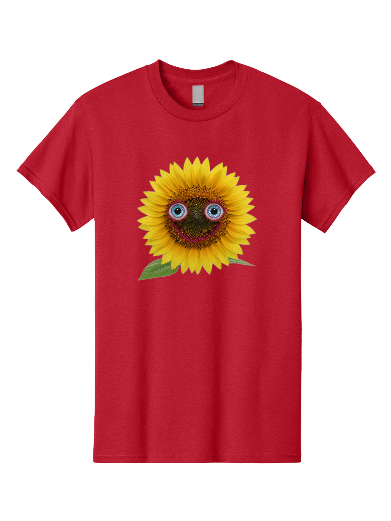 Sunflower-Smiley Men'S Graphic Tee, 100% Cotton, Comfortable Casual Summer Wear, Machine Washable, Vintage Camera, Old Camera, Antique Camera, Black Camera, Classic Photography, Photography Equipment, Nostalgic Device, Film Camera, Camera Art Bag040