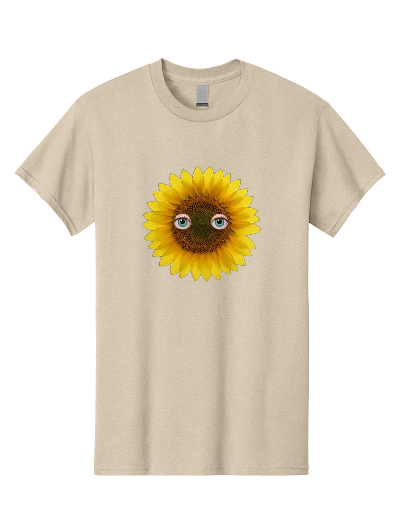 Sunflower-With-Eyes-4 Men'S Graphic Tee, 100% Cotton, Comfortable Casual Summer Wear, Machine Washable, Vintage Camera, Old Camera, Antique Camera, Black Camera, Classic Photography, Photography Equipment, Nostalgic Device, Film Camera, Bag044