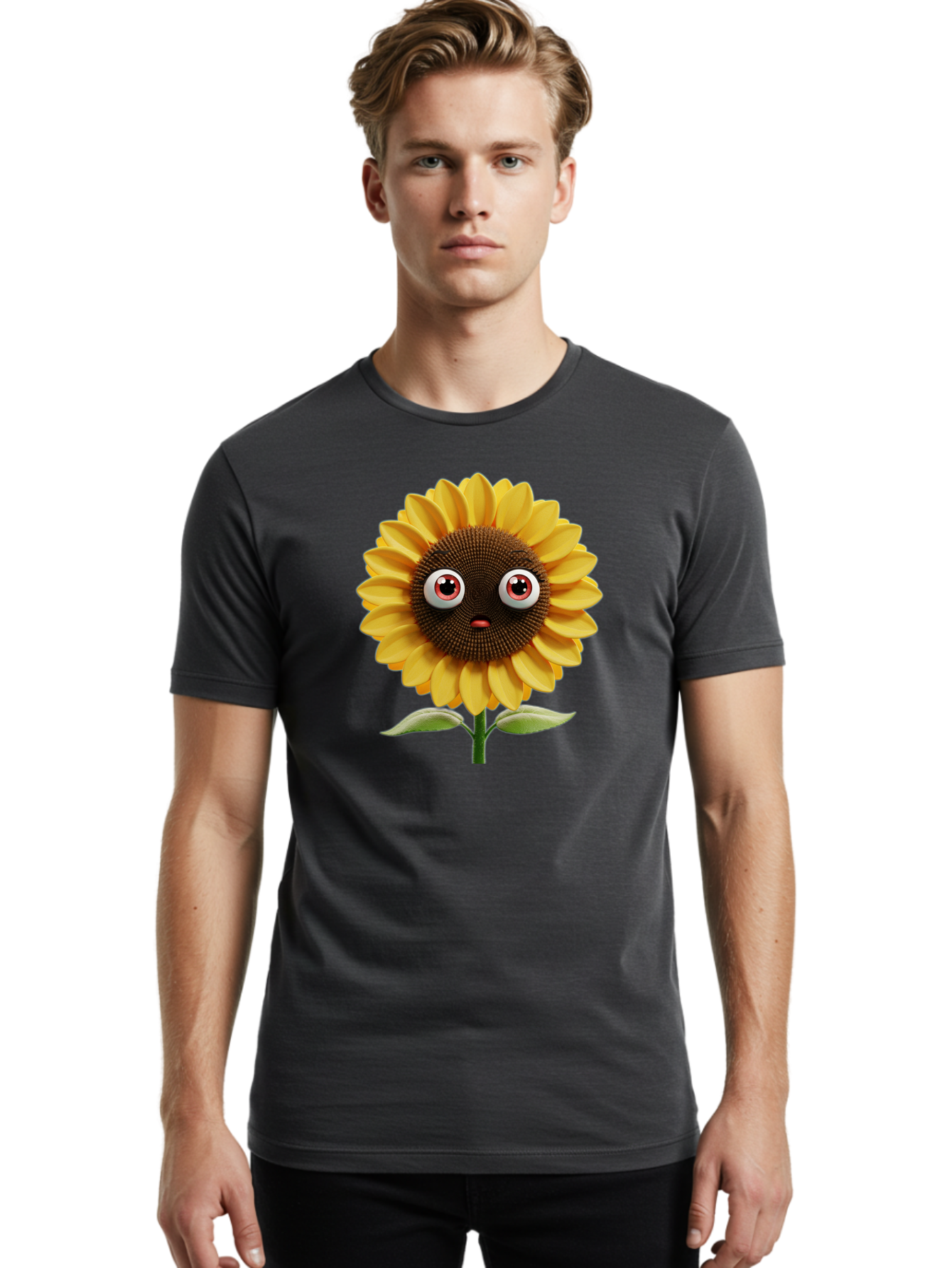 Surprised-Sunflower Men'S Graphic Tee, 100% Cotton, Comfortable Casual Summer Wear, Machine Washable, Vintage Camera, Old Camera, Antique Camera, Black Camera, Classic Photography, Photography Equipment, Nostalgic Device, Film Camera, Bag051