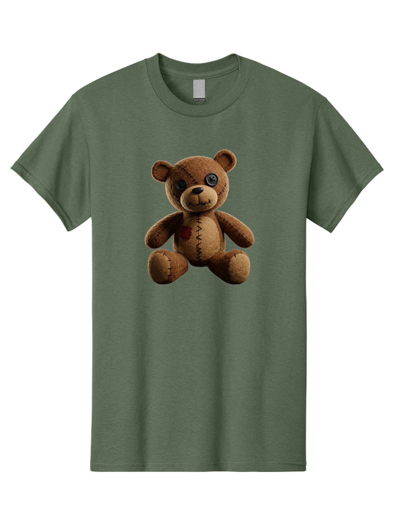 Teddy-Bear-Voodoo-Doll Men'S Graphic Tee, 100% Cotton, Comfortable Casual Summer Wear, Machine Washable, Vintage Camera, Old Camera, Antique Camera, Black Camera, Classic Photography, Photography Equipment, Nostalgic Device, Film Camera, Bag054