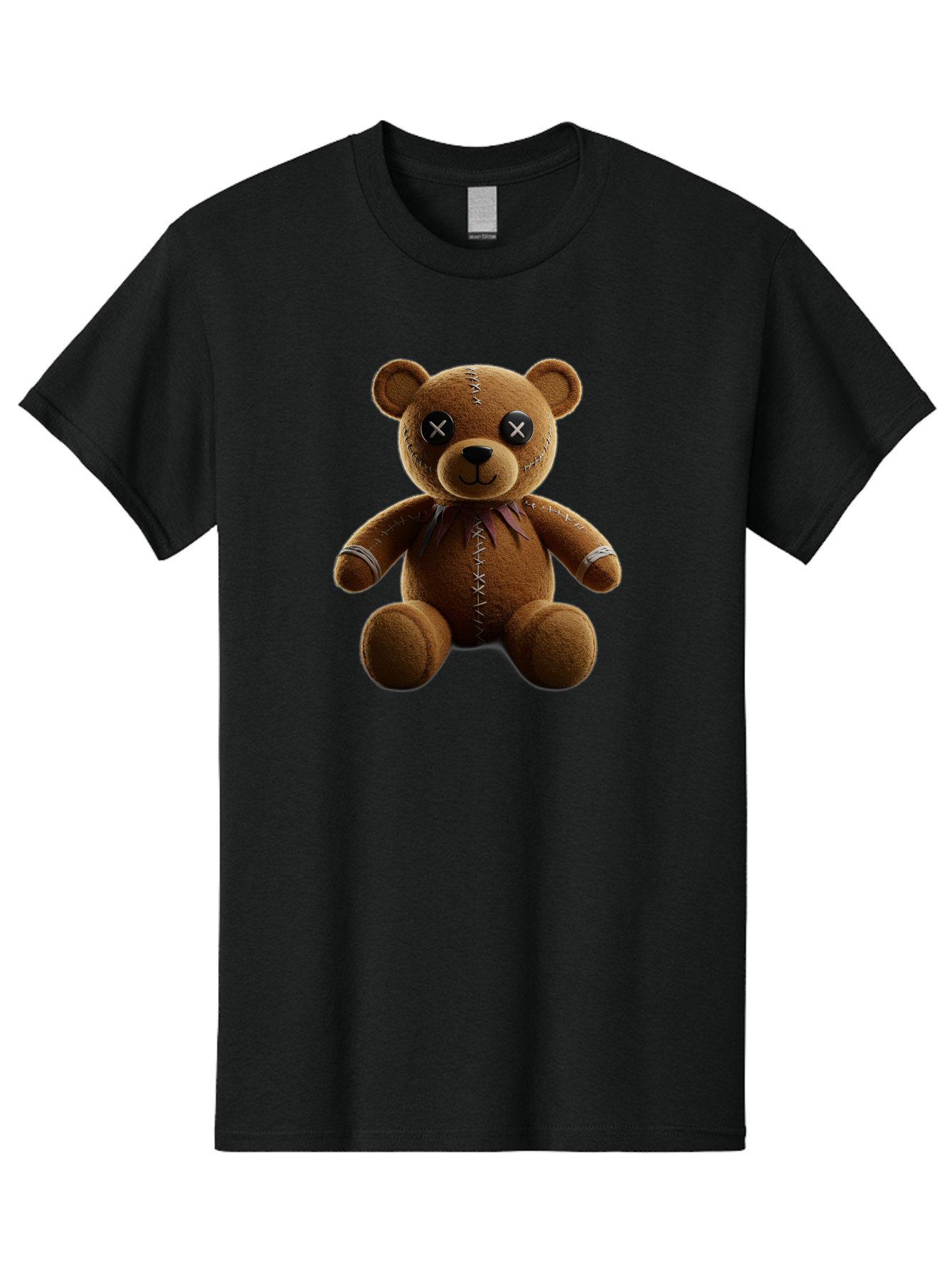 Teddy-Bear-With-Crossed-Eyes Men'S Graphic Tee, 100% Cotton, Comfortable Casual Summer Wear, Machine Washable, Vintage Camera, Old Camera, Antique Camera, Black Camera, Classic Photography, Photography Equipment, Nostalgic Device, Film Camera, Bag055