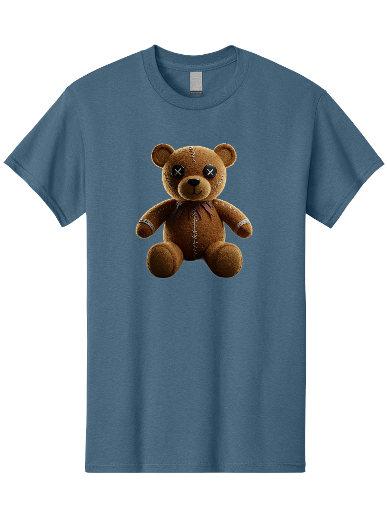 Teddy-Bear-With-Crossed-Eyes Men'S Graphic Tee, 100% Cotton, Comfortable Casual Summer Wear, Machine Washable, Vintage Camera, Old Camera, Antique Camera, Black Camera, Classic Photography, Photography Equipment, Nostalgic Device, Film Camera, Bag055