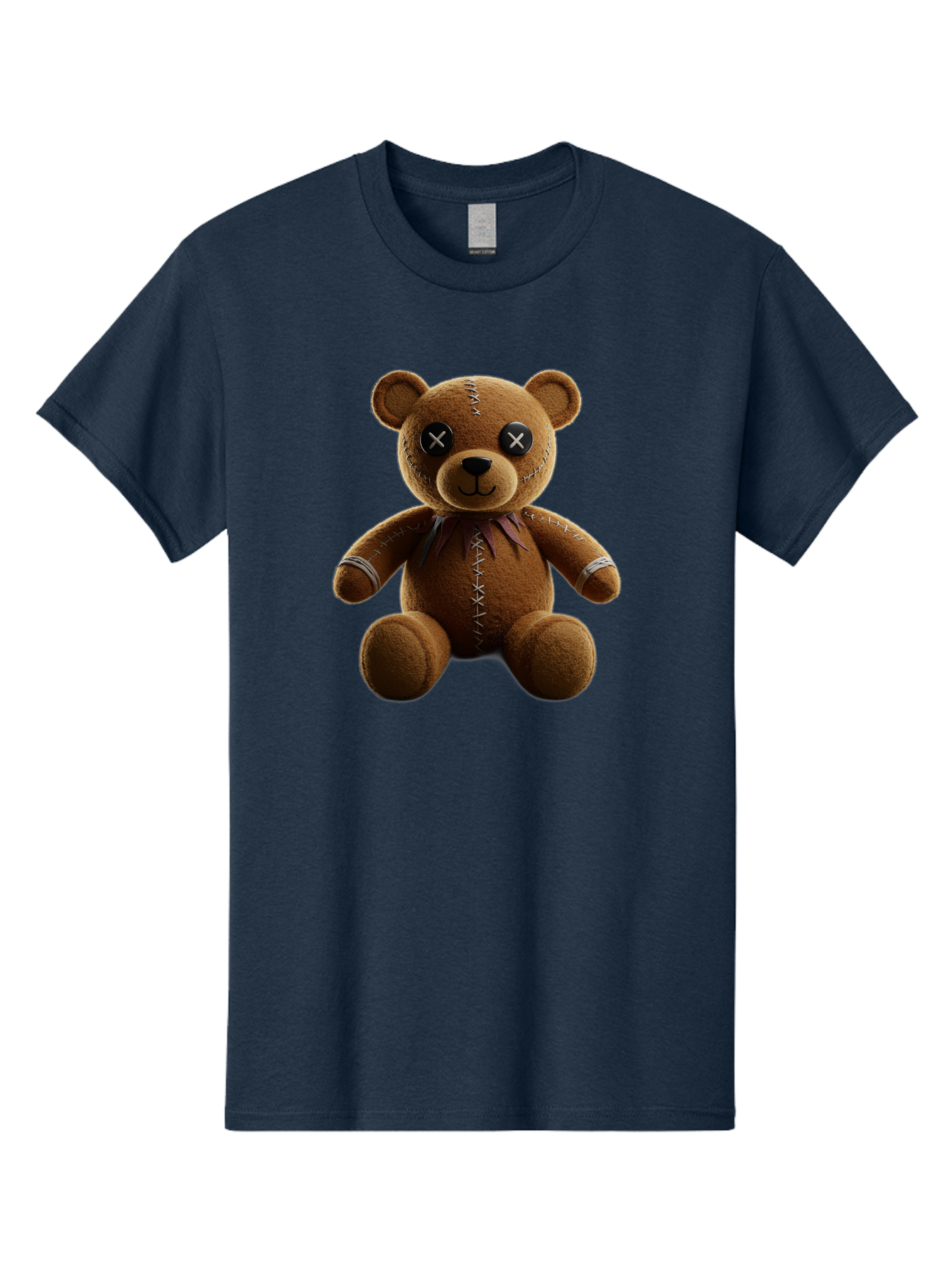 Teddy-Bear-With-Crossed-Eyes Men'S Graphic Tee, 100% Cotton, Comfortable Casual Summer Wear, Machine Washable, Vintage Camera, Old Camera, Antique Camera, Black Camera, Classic Photography, Photography Equipment, Nostalgic Device, Film Camera, Bag055