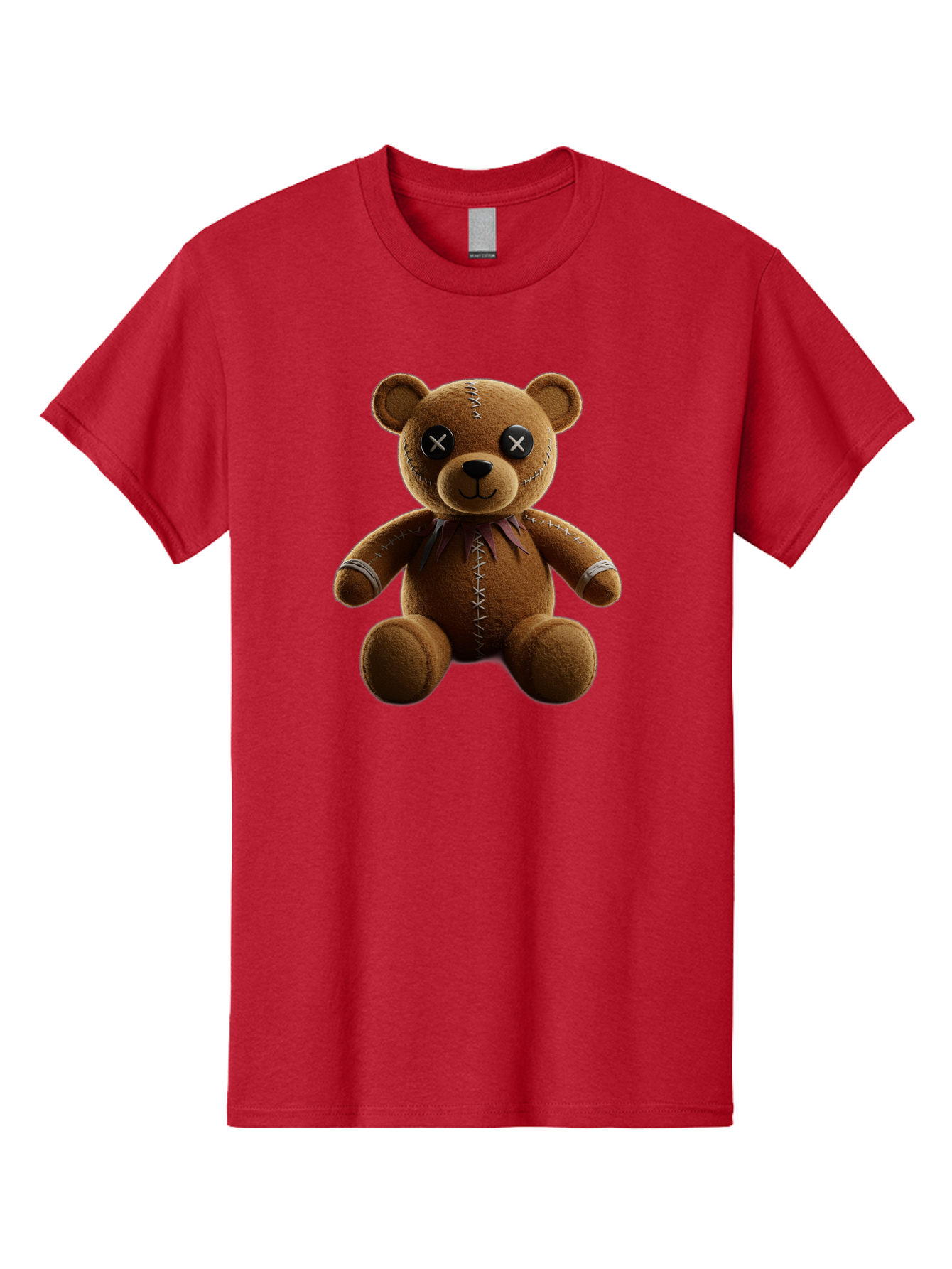 Teddy-Bear-With-Crossed-Eyes Men'S Graphic Tee, 100% Cotton, Comfortable Casual Summer Wear, Machine Washable, Vintage Camera, Old Camera, Antique Camera, Black Camera, Classic Photography, Photography Equipment, Nostalgic Device, Film Camera, Bag055
