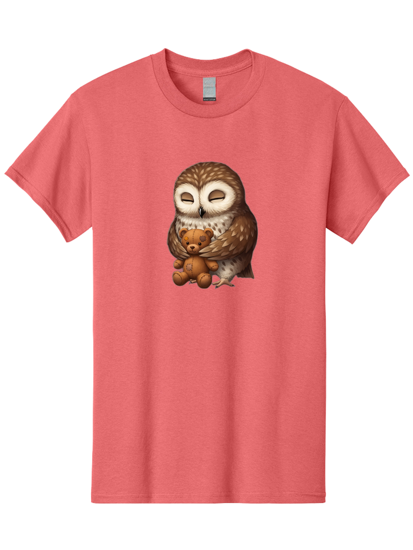 Teddy-Owl-1 Men'S Graphic Tee, 100% Cotton, Comfortable Casual Summer Wear, Machine Washable, Vintage Camera, Old Camera, Antique Camera, Black Camera, Classic Photography, Photography Equipment, Nostalgic Device, Film Camera, Camera Art Bag061