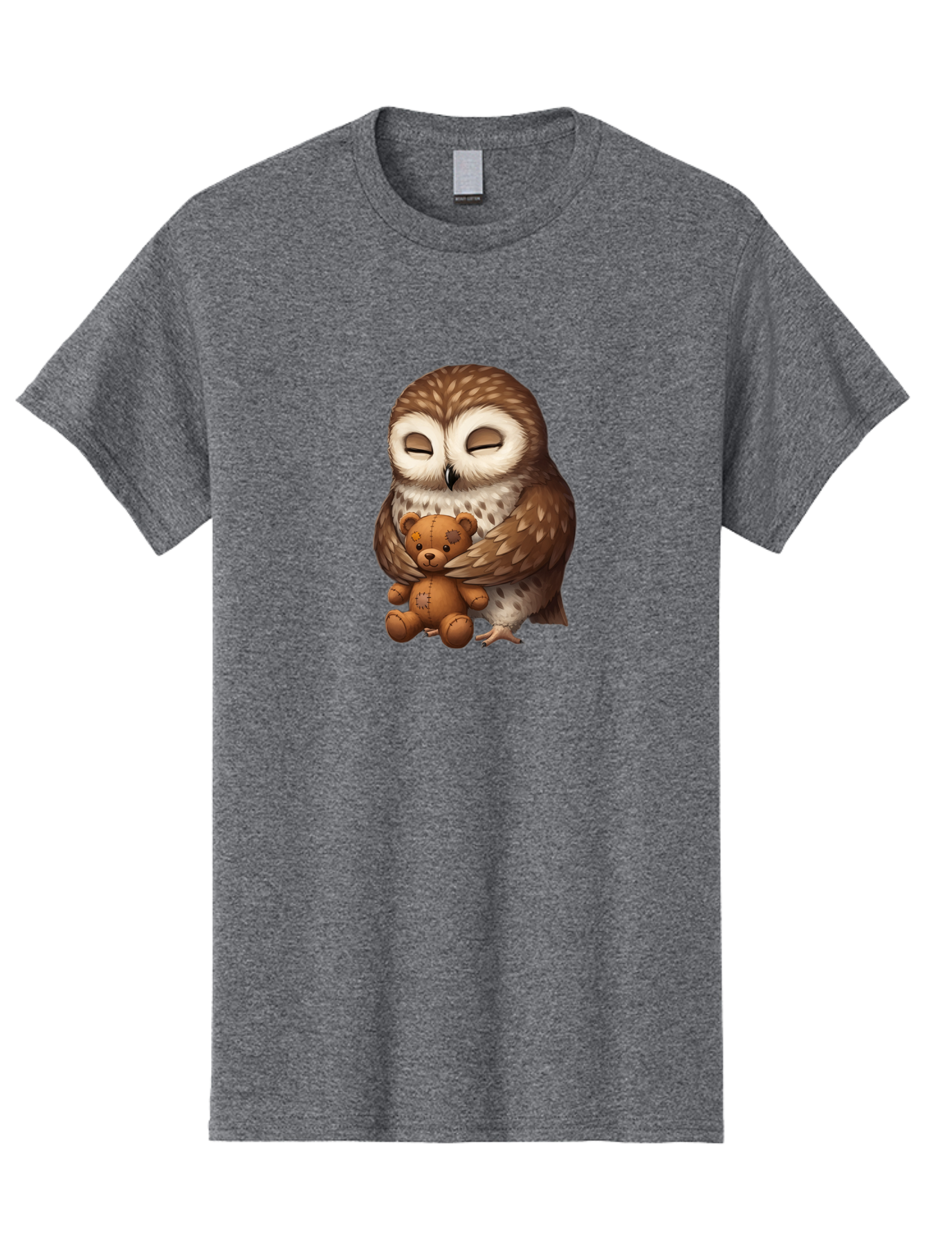 Teddy-Owl-1 Men'S Graphic Tee, 100% Cotton, Comfortable Casual Summer Wear, Machine Washable, Vintage Camera, Old Camera, Antique Camera, Black Camera, Classic Photography, Photography Equipment, Nostalgic Device, Film Camera, Camera Art Bag061