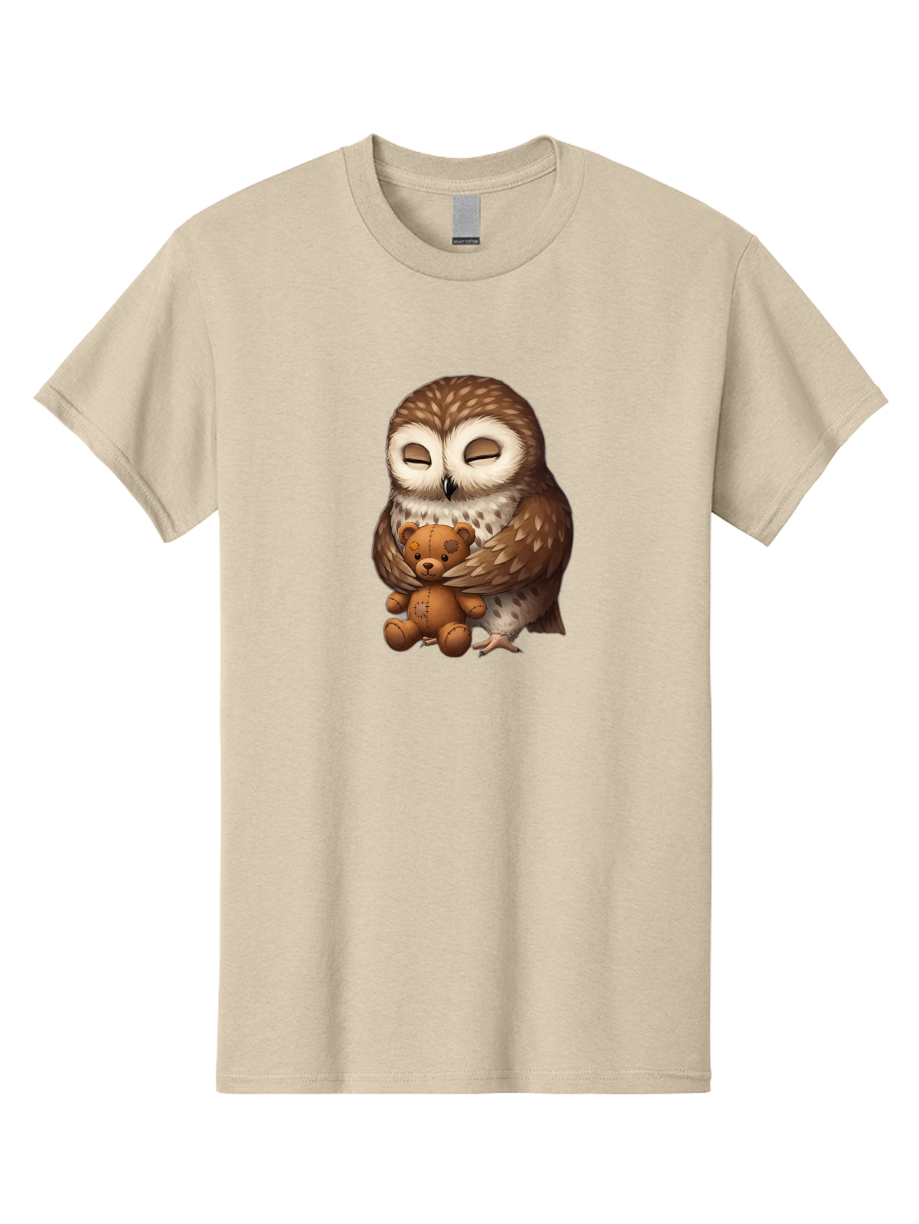 Teddy-Owl-1 Men'S Graphic Tee, 100% Cotton, Comfortable Casual Summer Wear, Machine Washable, Vintage Camera, Old Camera, Antique Camera, Black Camera, Classic Photography, Photography Equipment, Nostalgic Device, Film Camera, Camera Art Bag061