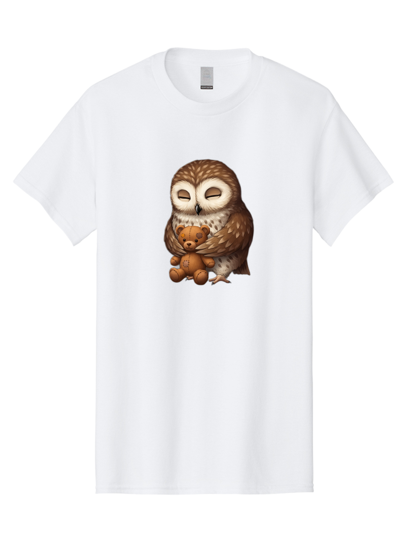Teddy-Owl-1 Men'S Graphic Tee, 100% Cotton, Comfortable Casual Summer Wear, Machine Washable, Vintage Camera, Old Camera, Antique Camera, Black Camera, Classic Photography, Photography Equipment, Nostalgic Device, Film Camera, Camera Art Bag061