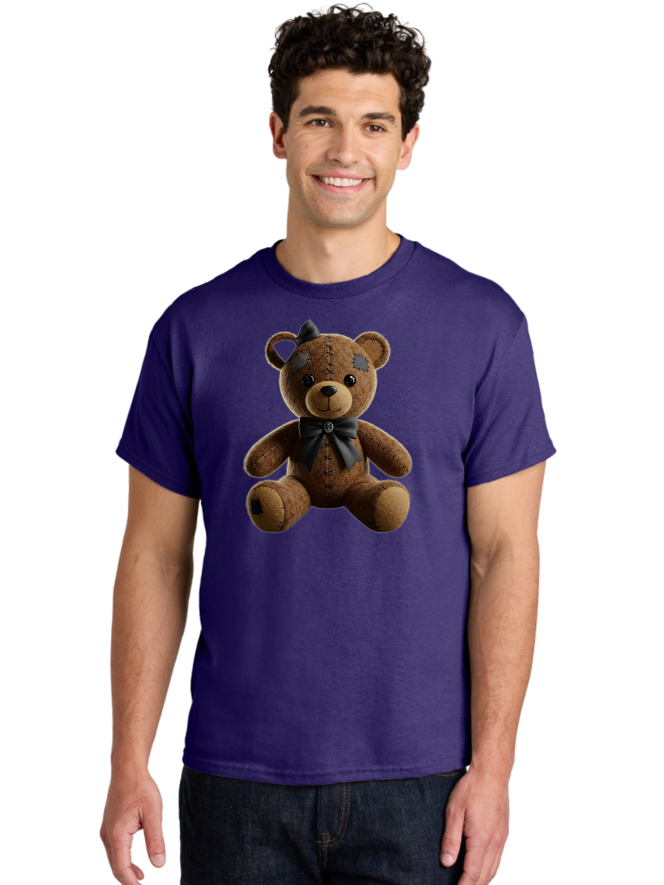 Torn-Teddy Men'S Graphic Tee, 100% Cotton, Comfortable Casual Summer Wear, Machine Washable, Vintage Camera, Old Camera, Antique Camera, Black Camera, Classic Photography, Photography Equipment, Nostalgic Device, Film Camera, Camera Art Bag067