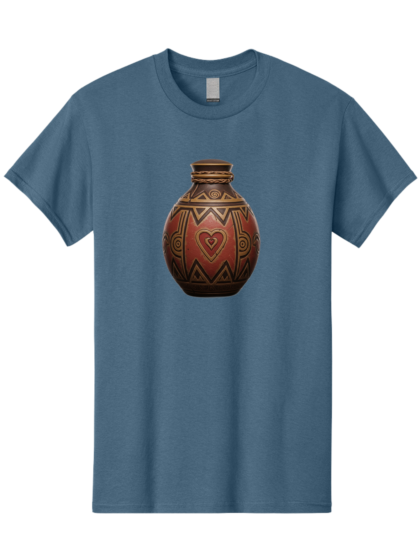 Tribal-Pottery-Vase Men'S Graphic Tee, 100% Cotton, Comfortable Casual Summer Wear, Machine Washable, Vintage Camera, Old Camera, Antique Camera, Black Camera, Classic Photography, Photography Equipment, Nostalgic Device, Film Camera, Bag068