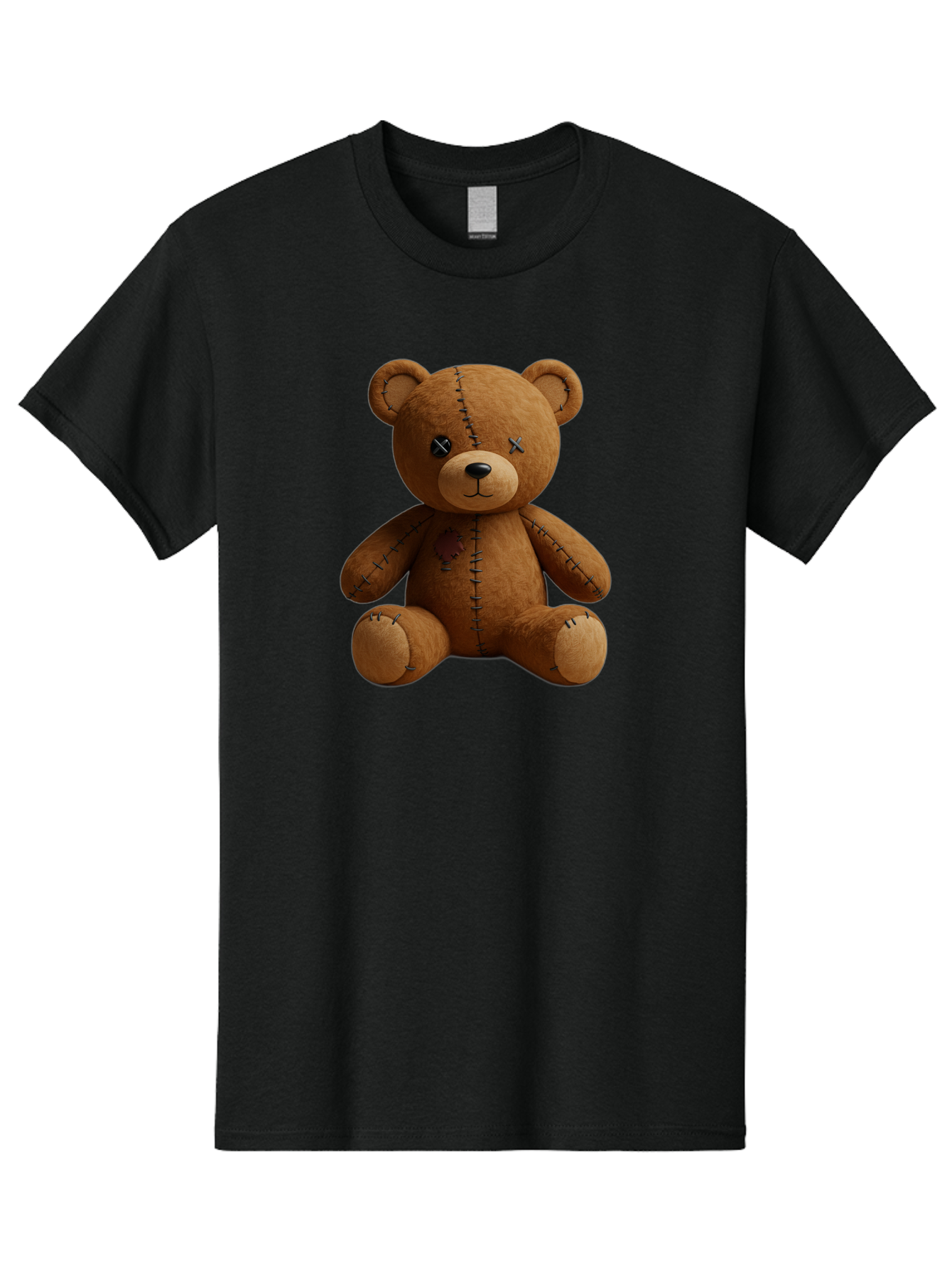 Voodoo-Teddy-Bear-11 Men'S Graphic Tee, 100% Cotton, Comfortable Casual Summer Wear, Machine Washable, Vintage Camera, Old Camera, Antique Camera, Black Camera, Classic Photography, Photography Equipment, Nostalgic Device, Film Camera, Bag075