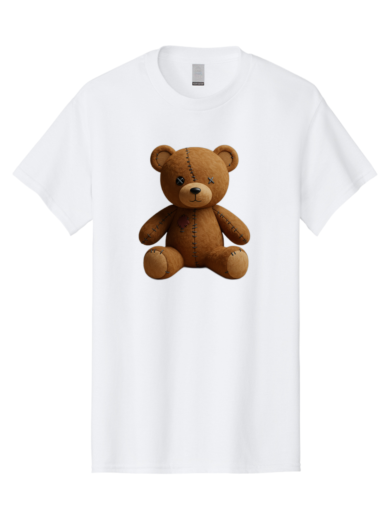 Voodoo-Teddy-Bear-11 Men'S Graphic Tee, 100% Cotton, Comfortable Casual Summer Wear, Machine Washable, Vintage Camera, Old Camera, Antique Camera, Black Camera, Classic Photography, Photography Equipment, Nostalgic Device, Film Camera, Bag075