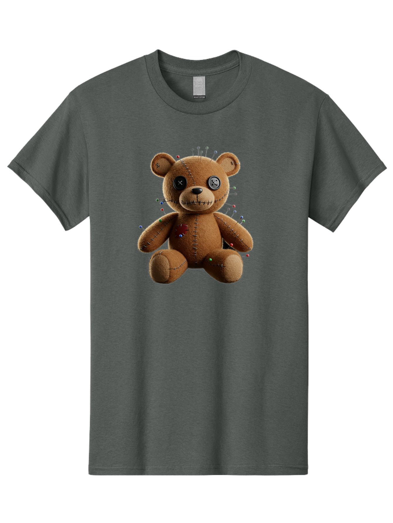 Voodoo-Teddy-Bear-13 Men'S Graphic Tee, 100% Cotton, Comfortable Casual Summer Wear, Machine Washable, Vintage Camera, Old Camera, Antique Camera, Black Camera, Classic Photography, Photography Equipment, Nostalgic Device, Film Camera, Bag077