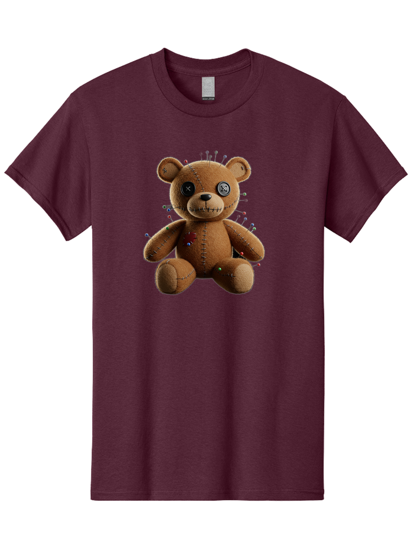 Voodoo-Teddy-Bear-13 Men'S Graphic Tee, 100% Cotton, Comfortable Casual Summer Wear, Machine Washable, Vintage Camera, Old Camera, Antique Camera, Black Camera, Classic Photography, Photography Equipment, Nostalgic Device, Film Camera, Bag077