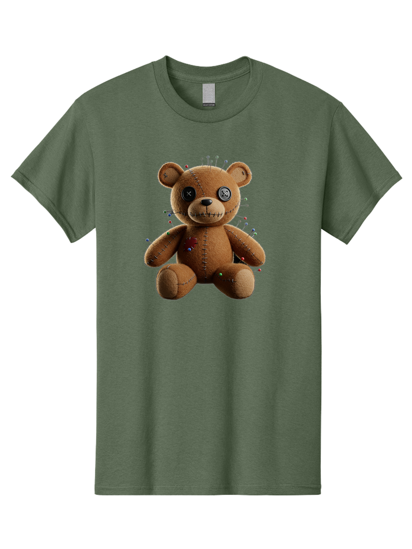 Voodoo-Teddy-Bear-13 Men'S Graphic Tee, 100% Cotton, Comfortable Casual Summer Wear, Machine Washable, Vintage Camera, Old Camera, Antique Camera, Black Camera, Classic Photography, Photography Equipment, Nostalgic Device, Film Camera, Bag077