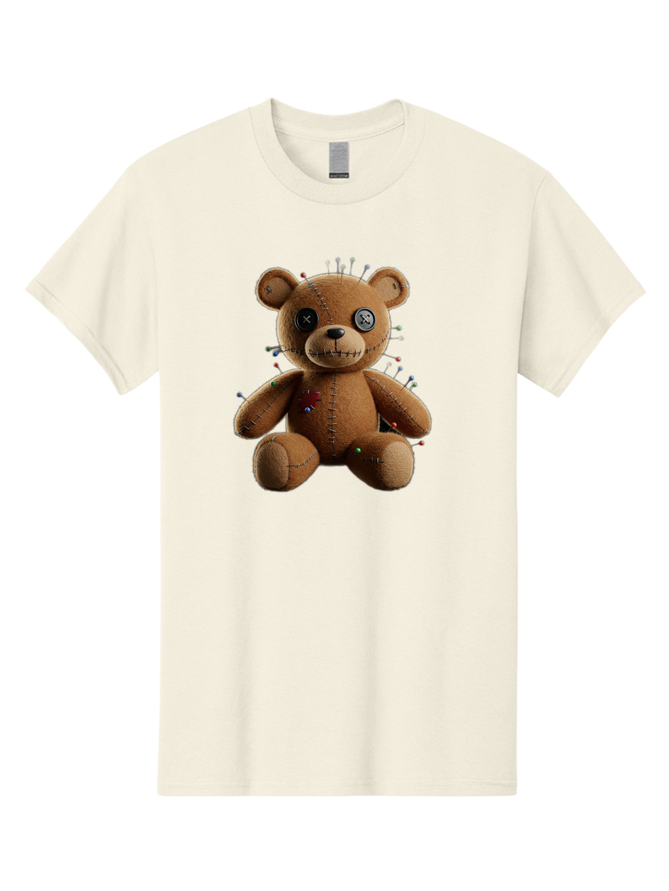 Voodoo-Teddy-Bear-13 Men'S Graphic Tee, 100% Cotton, Comfortable Casual Summer Wear, Machine Washable, Vintage Camera, Old Camera, Antique Camera, Black Camera, Classic Photography, Photography Equipment, Nostalgic Device, Film Camera, Bag077