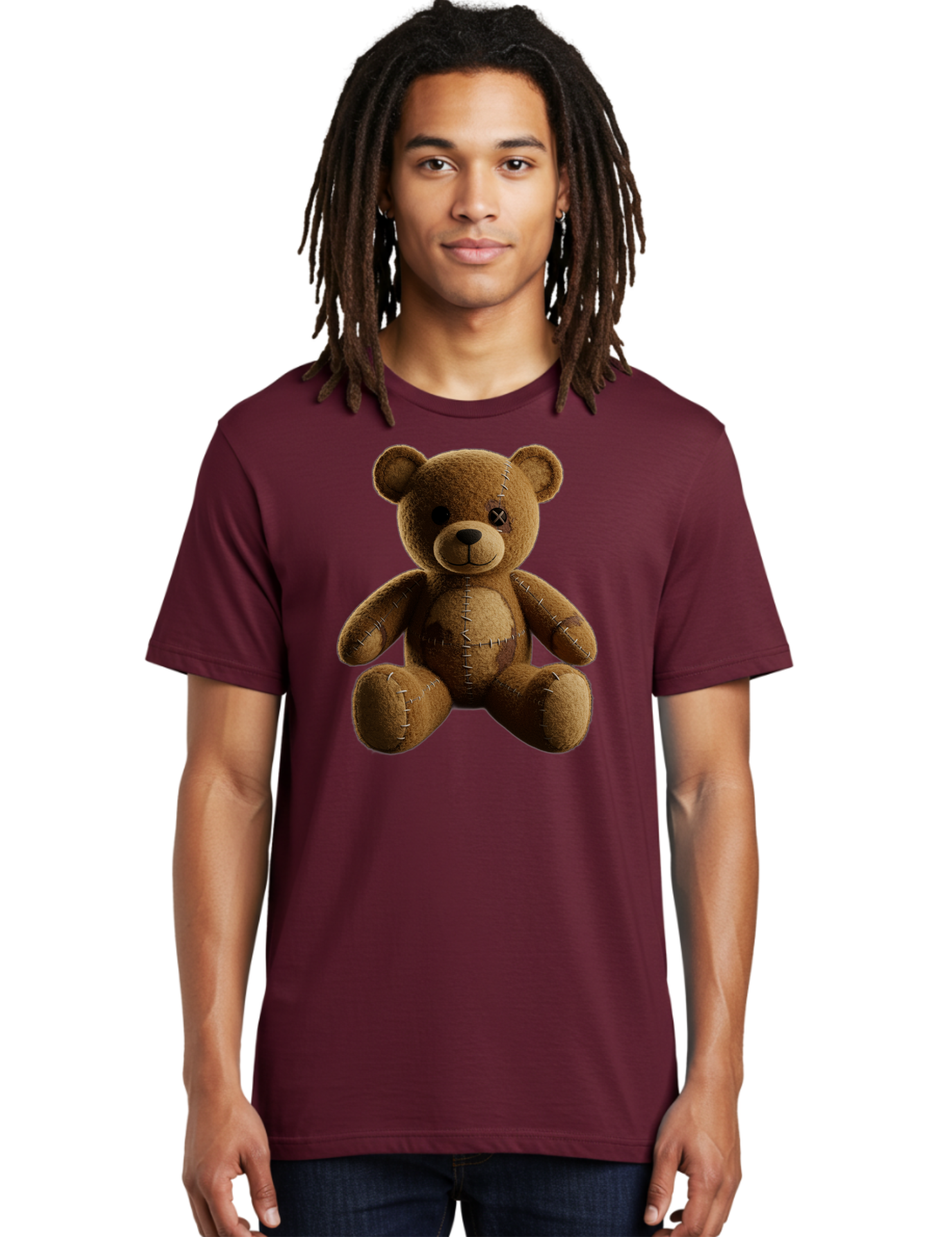 Voodoo-Teddy-Bear-14 Men'S Graphic Tee, 100% Cotton, Comfortable Casual Summer Wear, Machine Washable, Vintage Camera, Old Camera, Antique Camera, Black Camera, Classic Photography, Photography Equipment, Nostalgic Device, Film Camera, Bag078