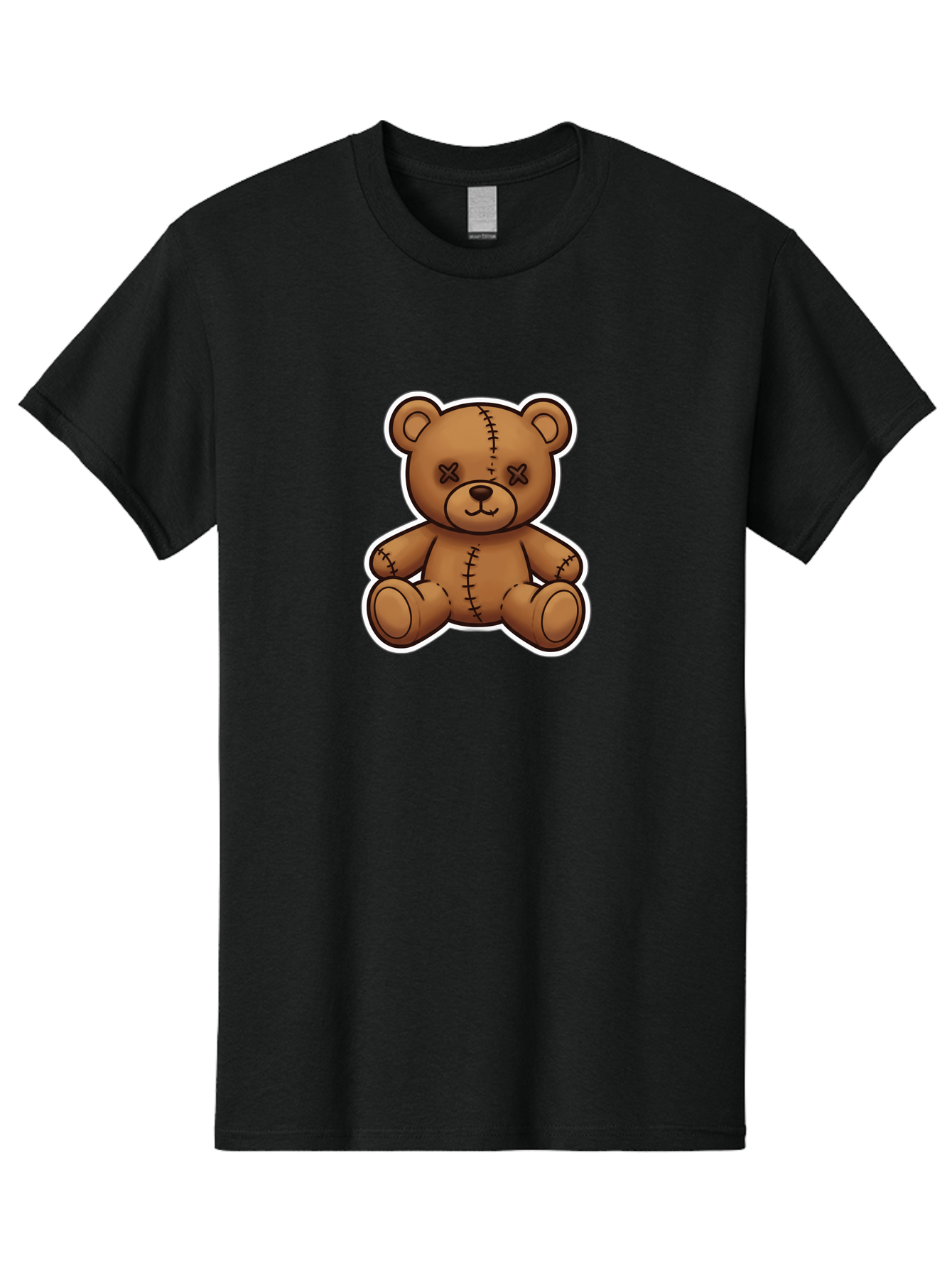 Voodoo-Teddy-Bear-2 Men'S Graphic Tee, 100% Cotton, Comfortable Casual Summer Wear, Machine Washable, Vintage Camera, Old Camera, Antique Camera, Black Camera, Classic Photography, Photography Equipment, Nostalgic Device, Film Camera, Bag080