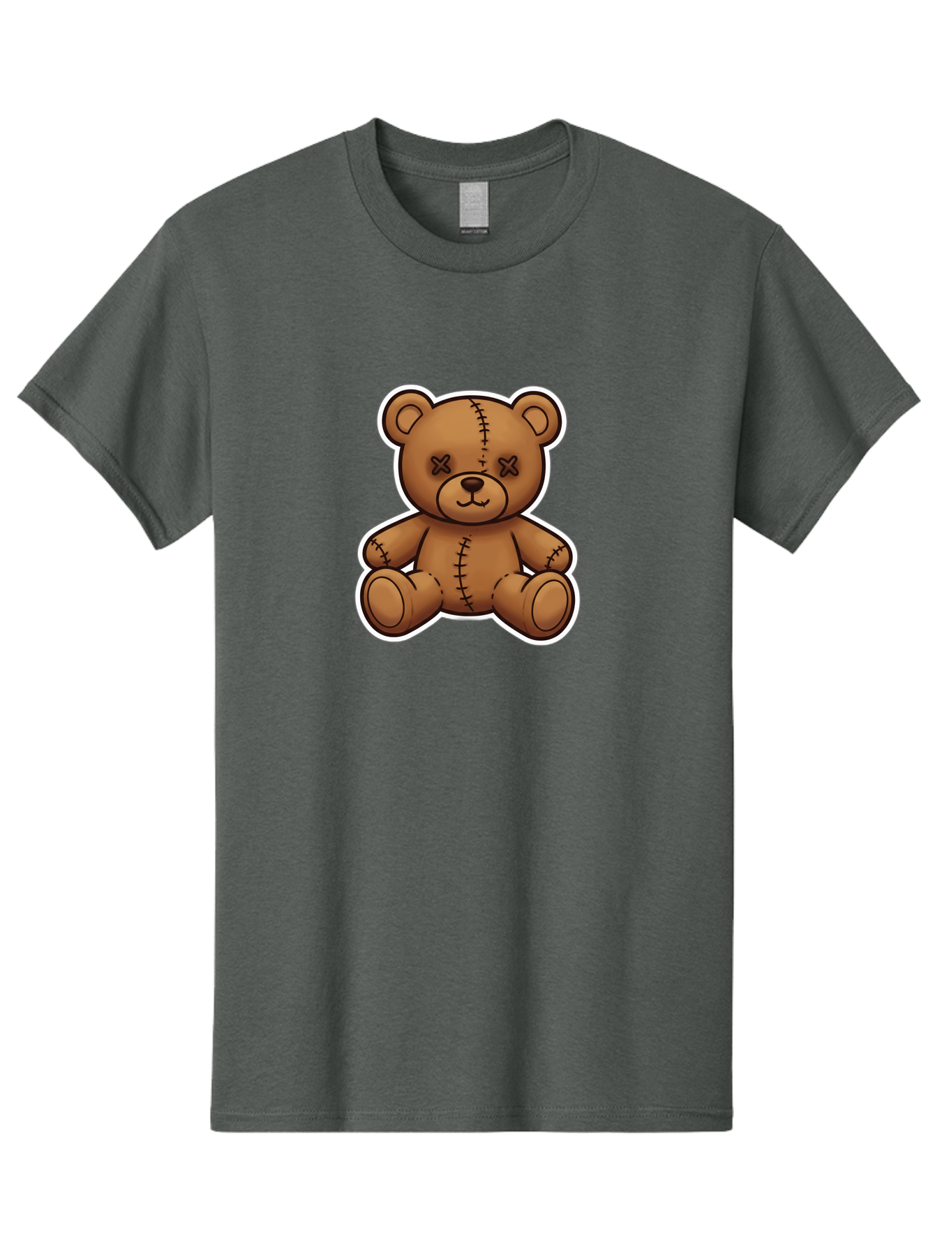 Voodoo-Teddy-Bear-2 Men'S Graphic Tee, 100% Cotton, Comfortable Casual Summer Wear, Machine Washable, Vintage Camera, Old Camera, Antique Camera, Black Camera, Classic Photography, Photography Equipment, Nostalgic Device, Film Camera, Bag080