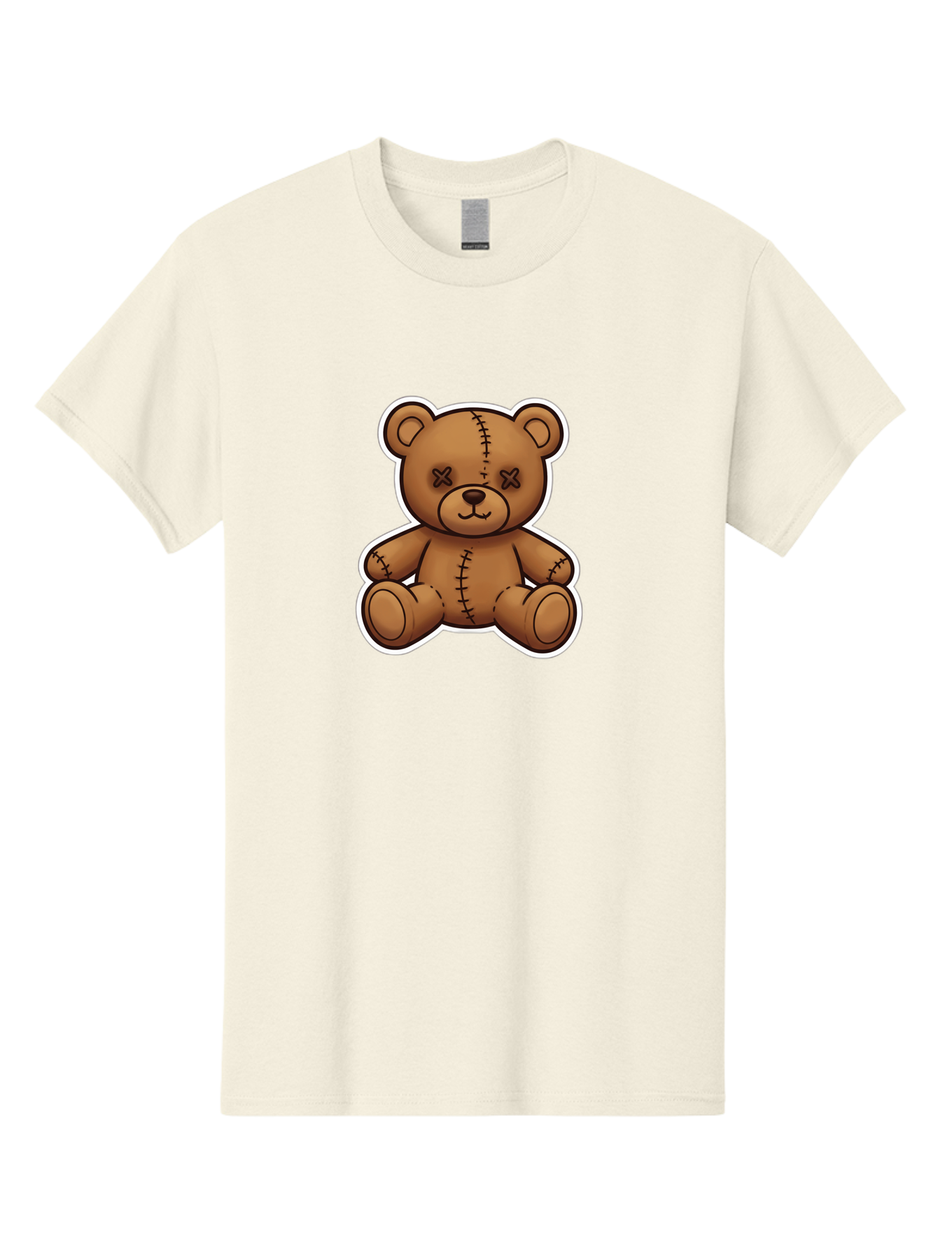 Voodoo-Teddy-Bear-2 Men'S Graphic Tee, 100% Cotton, Comfortable Casual Summer Wear, Machine Washable, Vintage Camera, Old Camera, Antique Camera, Black Camera, Classic Photography, Photography Equipment, Nostalgic Device, Film Camera, Bag080