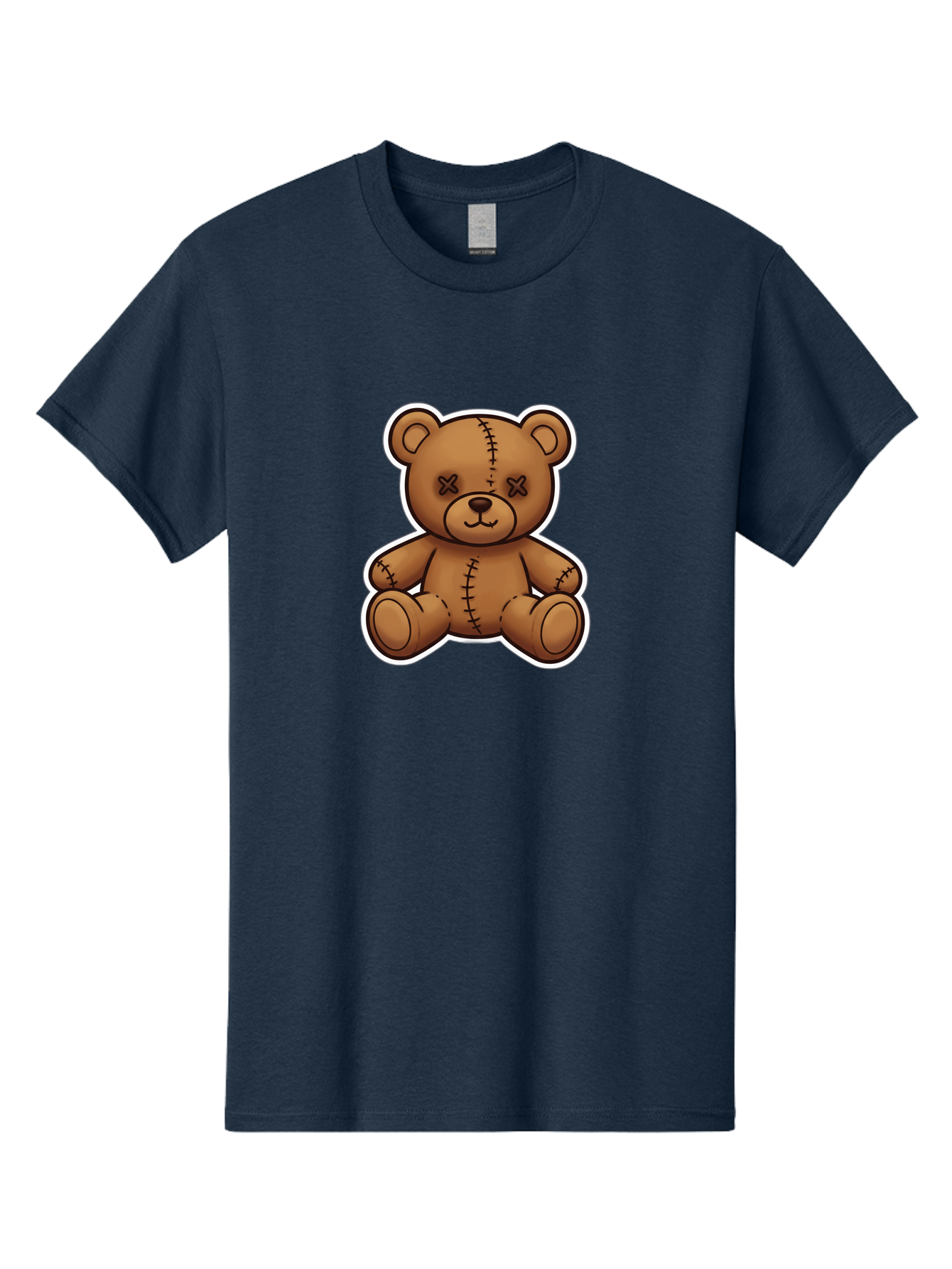 Voodoo-Teddy-Bear-2 Men'S Graphic Tee, 100% Cotton, Comfortable Casual Summer Wear, Machine Washable, Vintage Camera, Old Camera, Antique Camera, Black Camera, Classic Photography, Photography Equipment, Nostalgic Device, Film Camera, Bag080