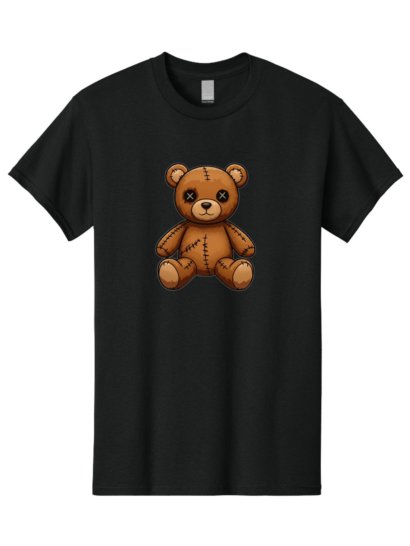 Voodoo-Teddy-Bear-3 Men'S Graphic Tee, 100% Cotton, Comfortable Casual Summer Wear, Machine Washable, Vintage Camera, Old Camera, Antique Camera, Black Camera, Classic Photography, Photography Equipment, Nostalgic Device, Film Camera, Bag081